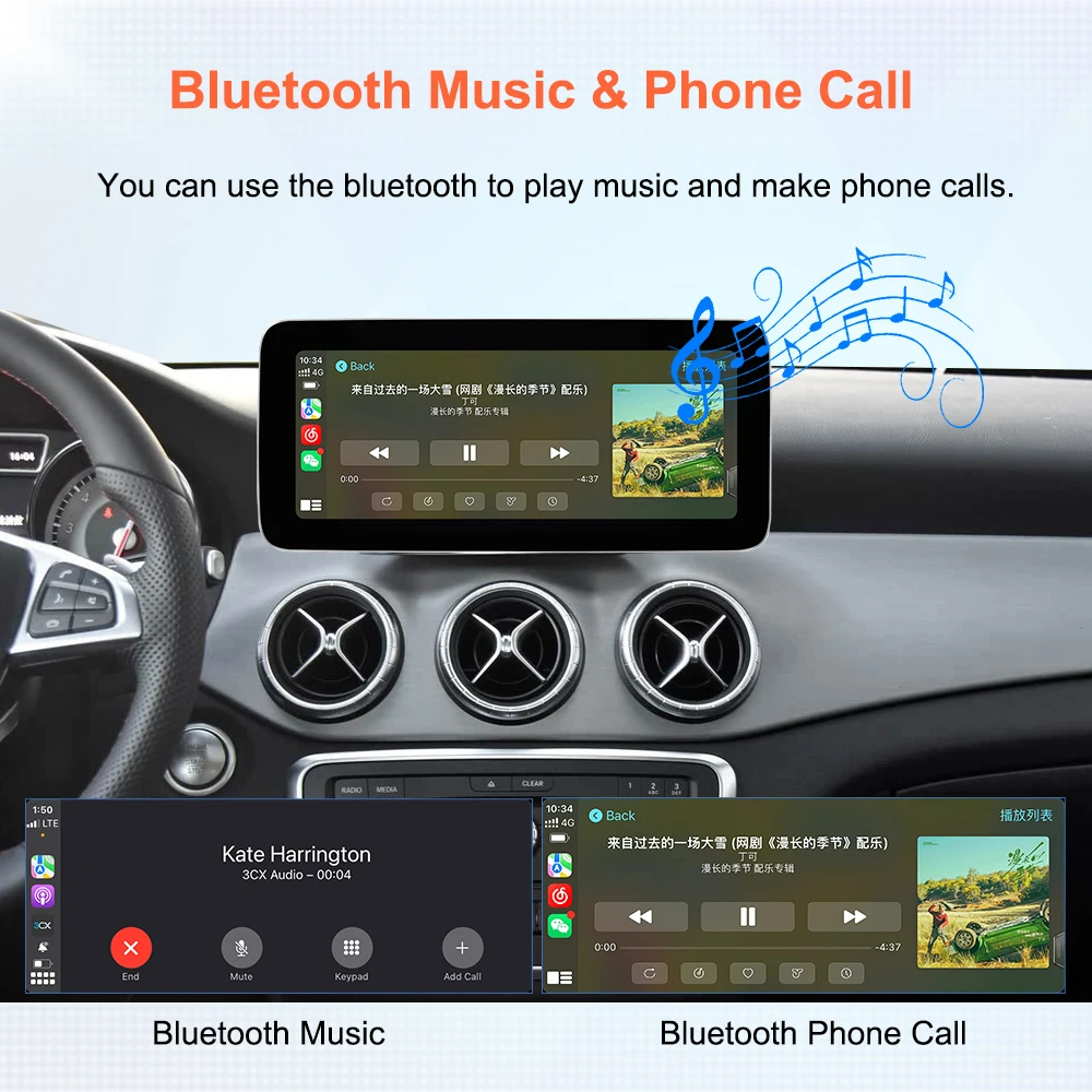 Bonroad 10.25 "Car Multimedia Player For Mercedes-Benz A-Class W176 GLA X156 CLA C117 NTG5.0 Carplay Android Auto Linux Headunit