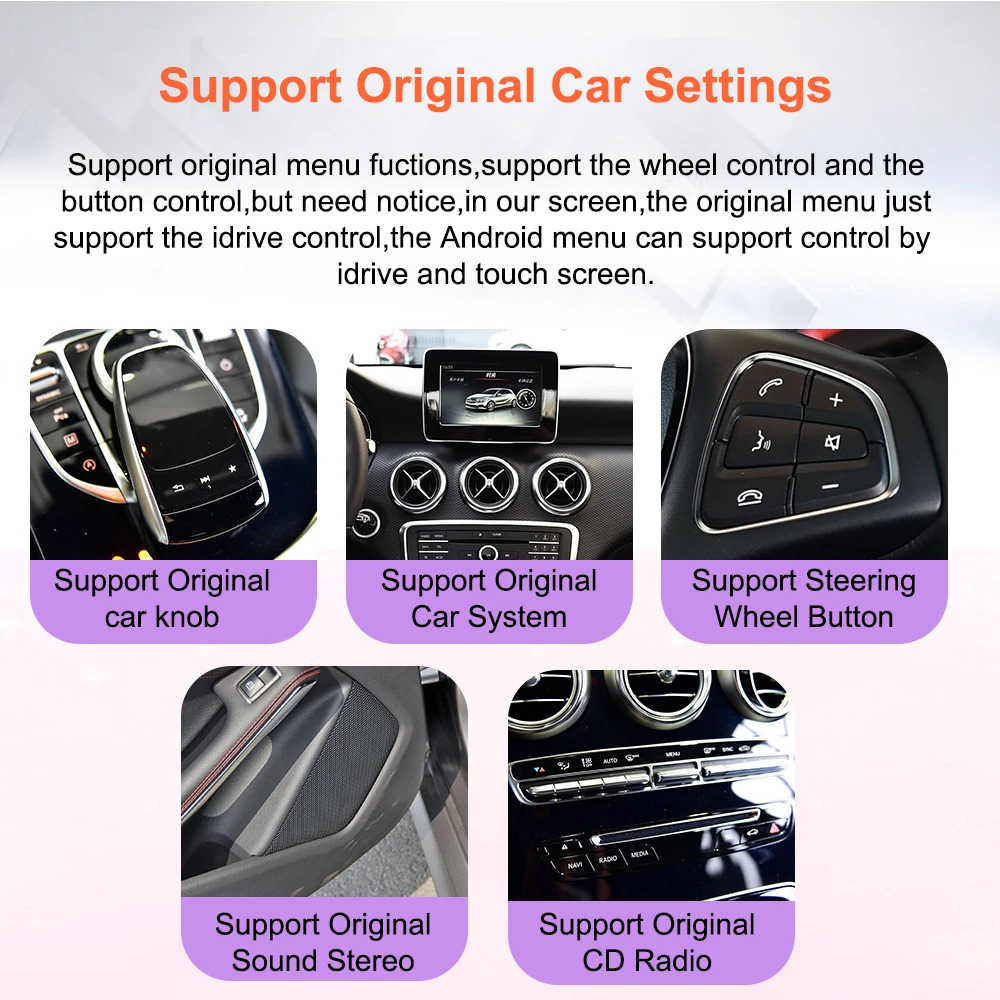 Bonroad 10.25 "Car Multimedia Player For Mercedes-Benz A-Class W176 GLA X156 CLA C117 NTG5.0 Carplay Android Auto Linux Headunit