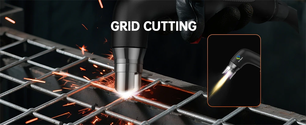 HITBOX HBC65 Plasma Cutter 65A Non-HF Pilot Arc Plasma Cutting Grid Cut CNC Function IGBT Technonlogy 2T/4T 50/60Hz Adjustable Post Time Cut 1-25mm Stainless Steel Carbon Steel