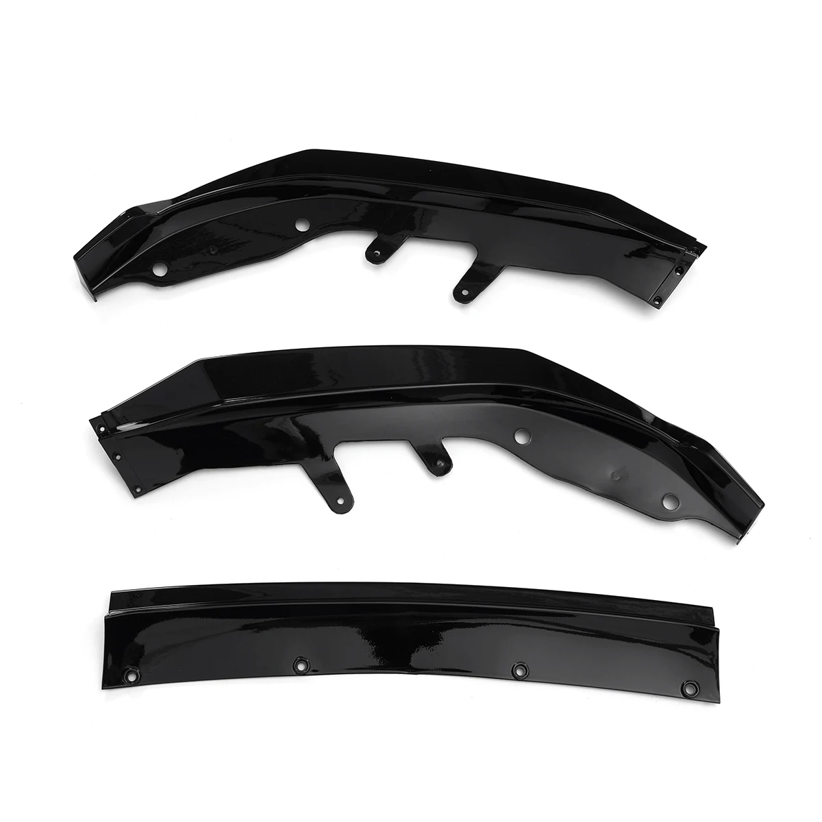 3Pcs Car Front Bumper Splitter Lip Spoiler Diffuser Guard Body Kit Cover For BMW 4 Series G22 G23 2 Door M440i M440d 2020-2023