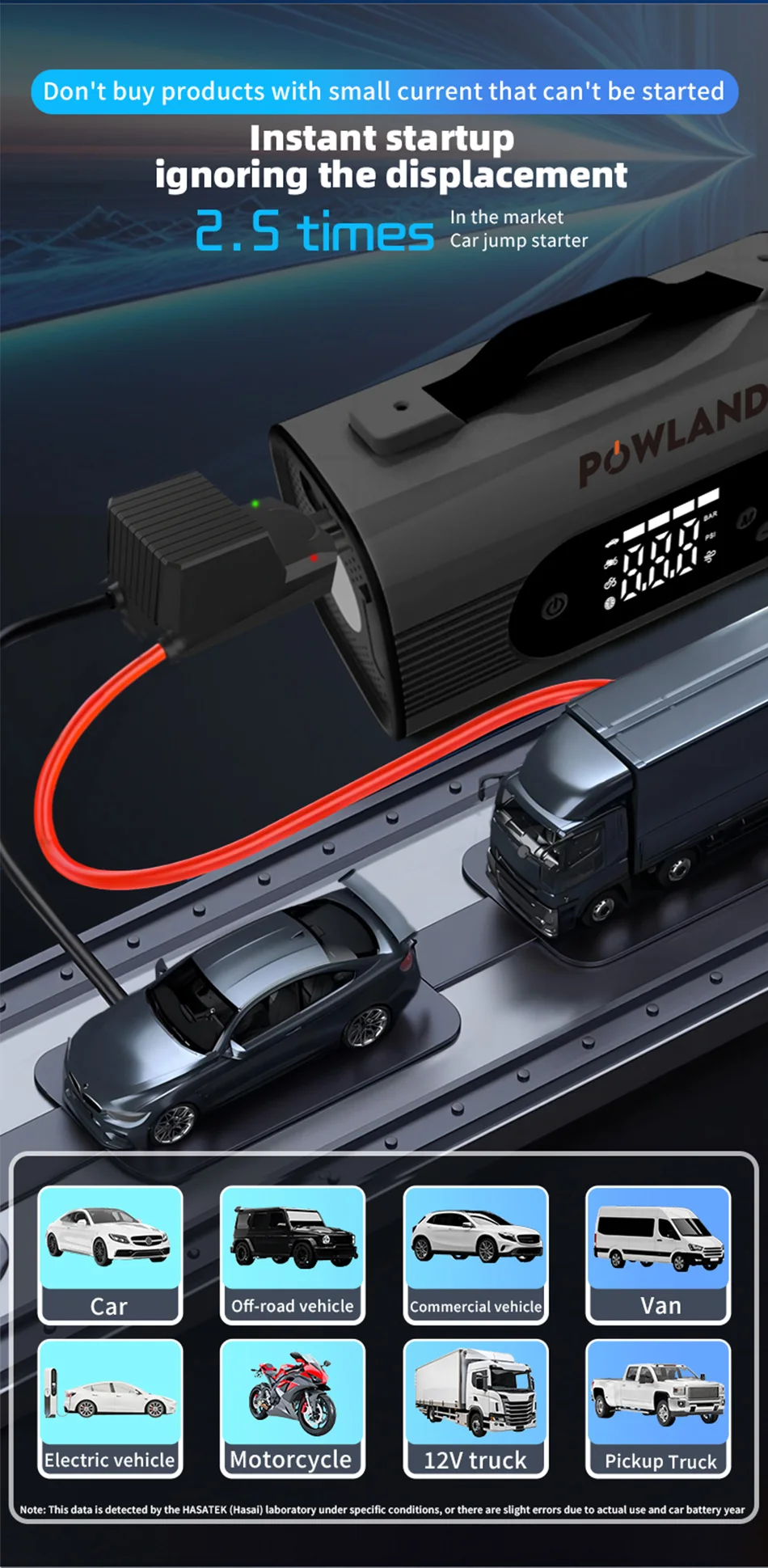 26800mAh Multifunctional 8-In-1 150PSI Car Emergency Start Power Portable Vehicle Mounted Inflation Pump Electric Vacuum Cleaner