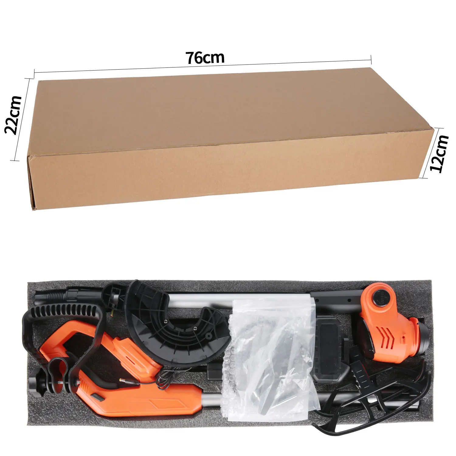 21V Electric Cordless Weed Wacker 3IN1 Lawn Edger/Trimmer/Mower 6“ 90° Blade Adjustable Handle Grass Trimmer Garden Power Tool