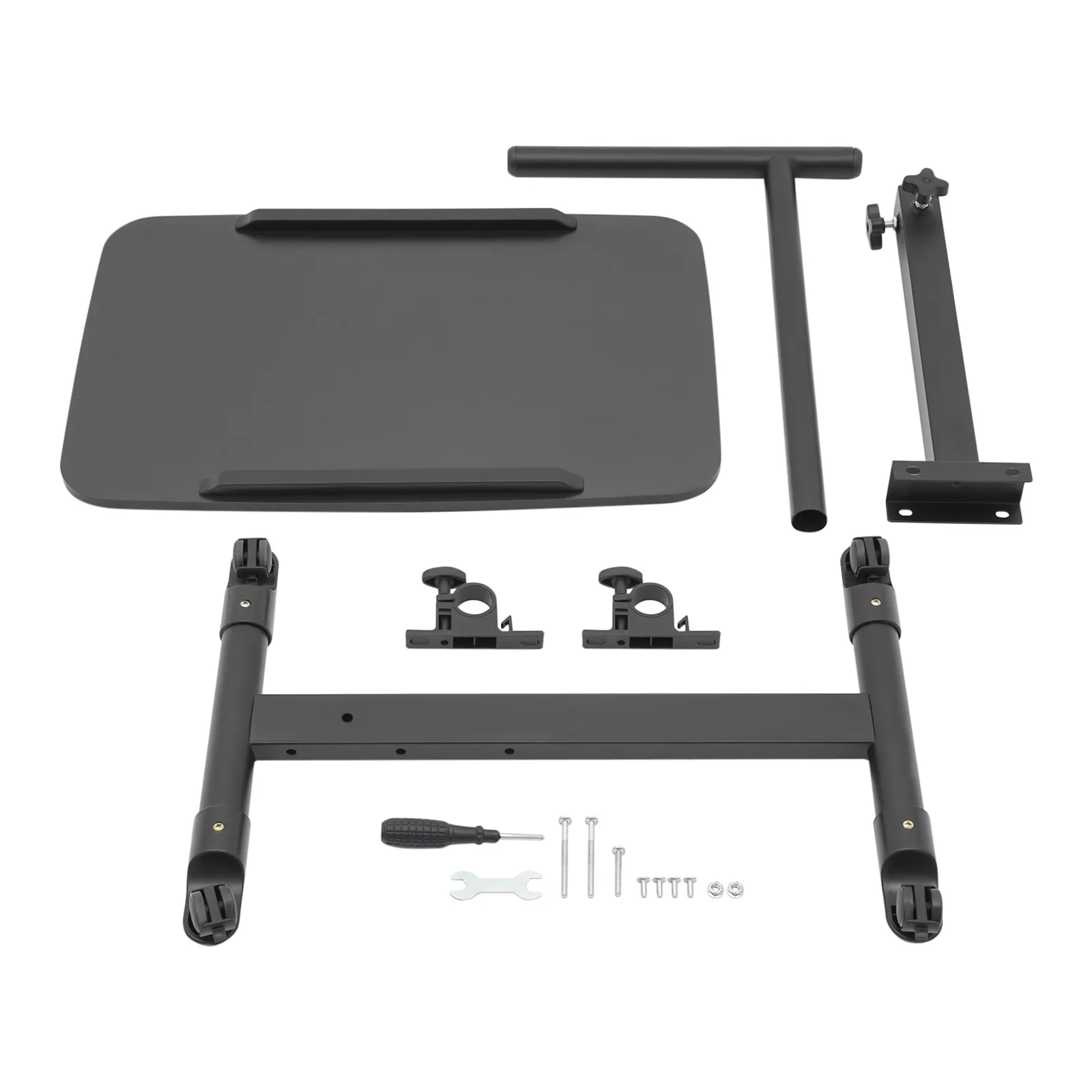 Bedside Table Wear-Resistant Adjustable Hospital and Home Use Bed Table High Stability Rolling Laptop Table for Homes/Offices