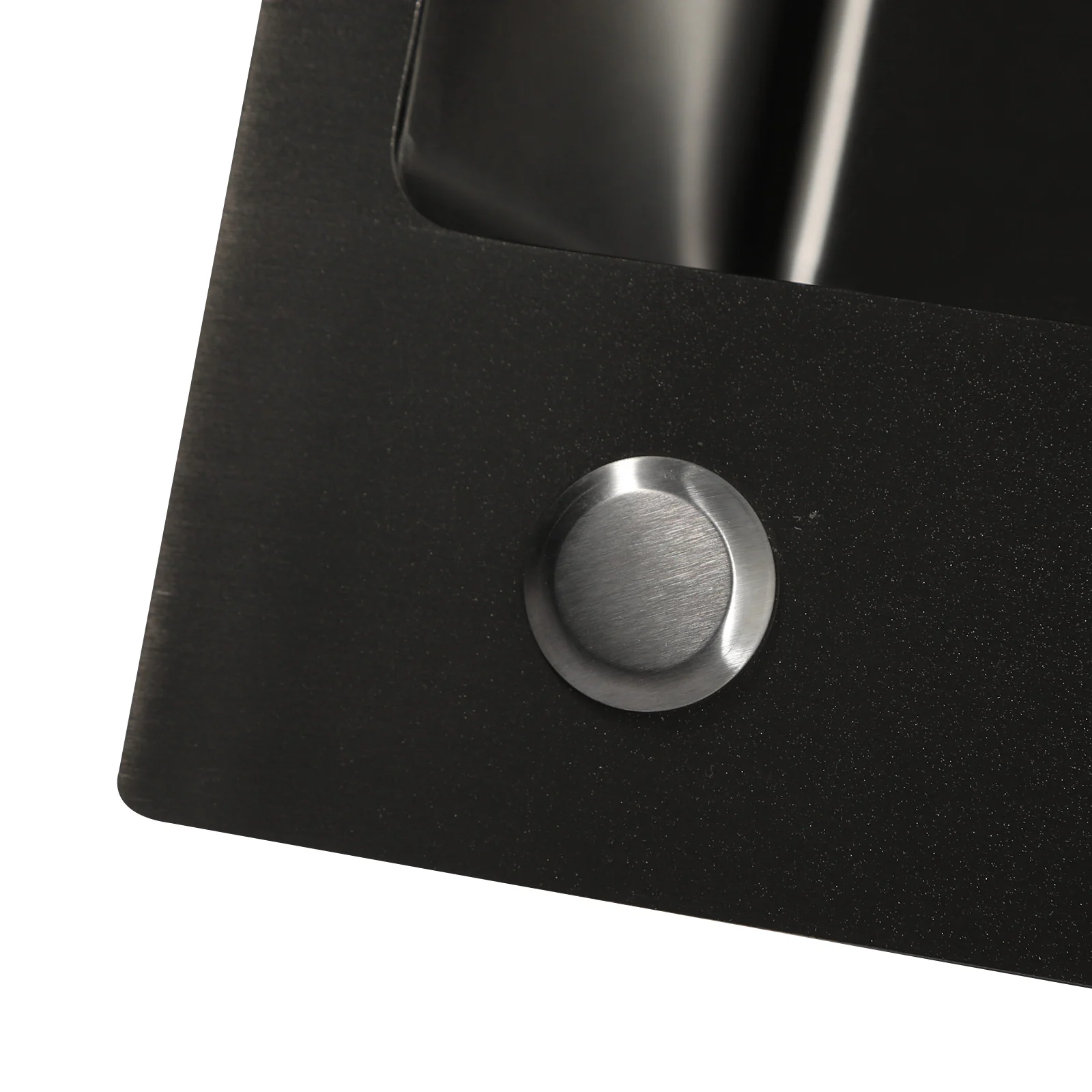 Black Stainless Steel Kitchen Sink Built-in Sink with Soap Dispenser Built-in Sink for Kitchens Bathrooms Laundry Rooms 50x45x20cm