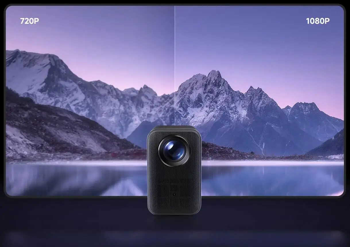 Xiaomi Smart Projector L1 Pro,Google TV 400 ISO Lumens,1080p Physical Resolution,Auto Focus&Auto Keystone Correction,Dolby Audio
