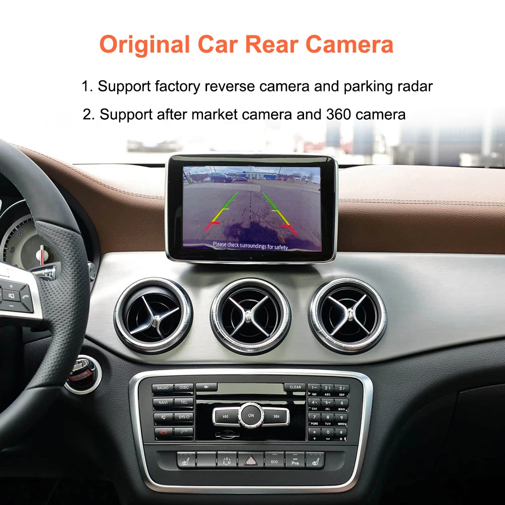 Bonroad Wireless Carplay Android Auto Retrofit Kits for Mercedes Benz a B C E Class Gla Cla Glk Cls W204 W176 W246 Ntg4.5/4.7