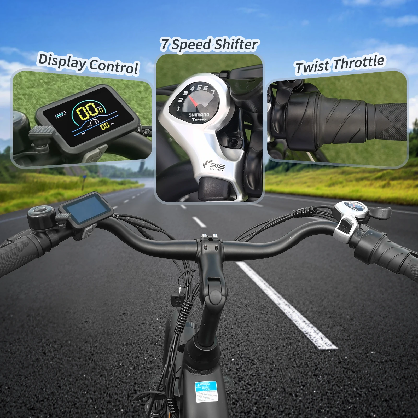 TTGO HZ-28ST Electric Bike 36V20Ah Battery 250W Motor Electric Bicycle,28 Inch Range 110 km,Lightweight Aluminium E-City Bike