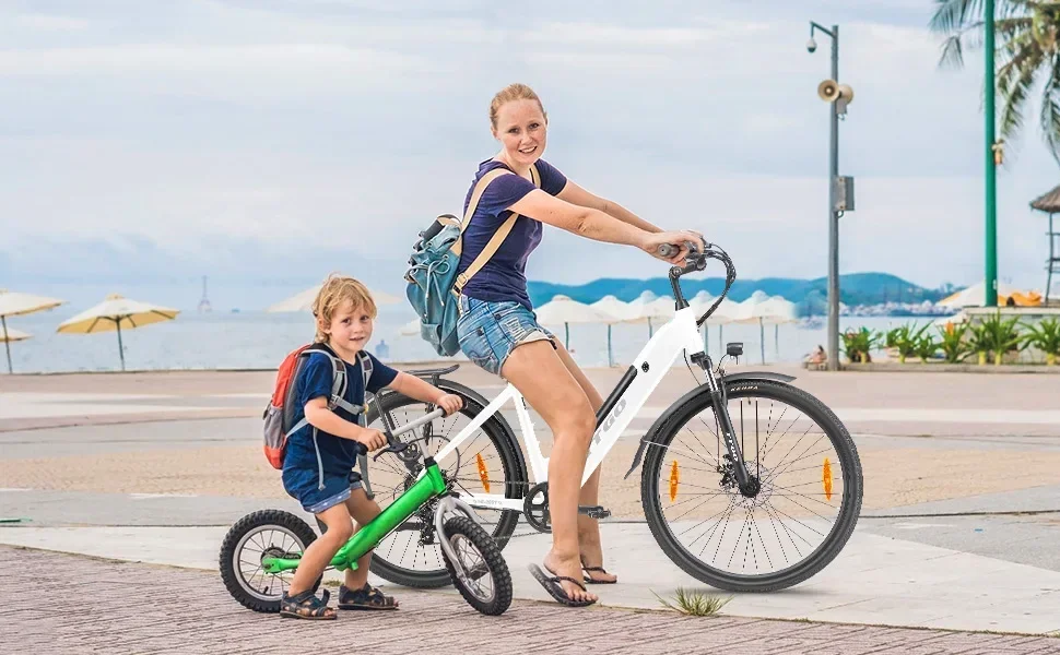 TTGO HZ-28ST Electric Bike 36V20Ah Battery 250W Motor Electric Bicycle,28 Inch Range 110 km,Lightweight Aluminium E-City Bike