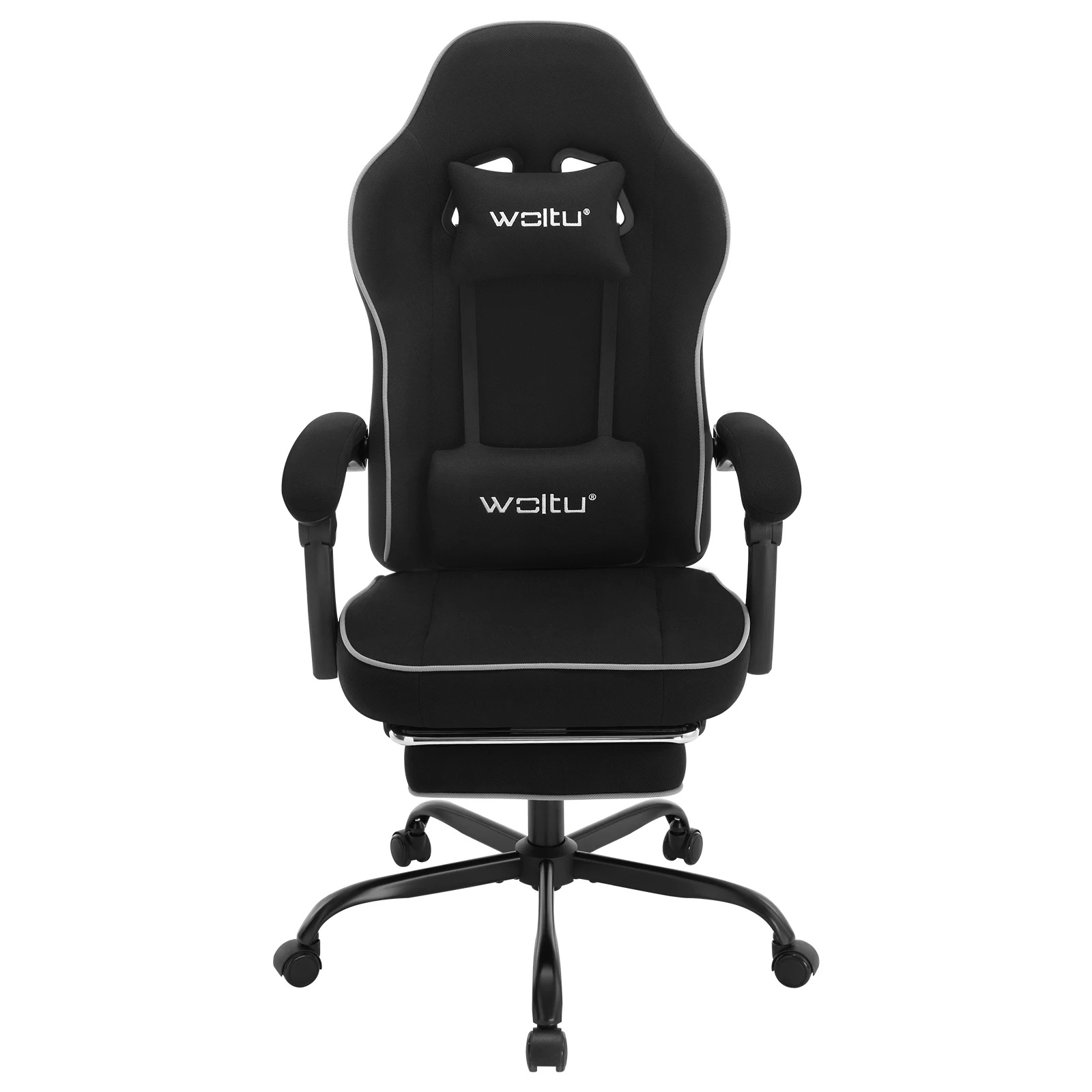 WOLTU Ergonomic Office Computer Chair Swivel Gamer Chair Gaming Chair with Lumbar Cushion Pillow Footrest