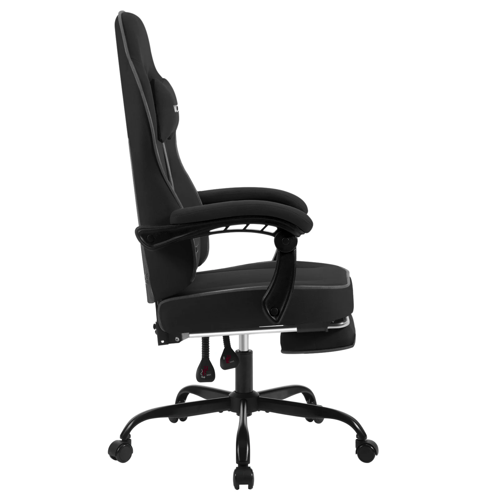 WOLTU Ergonomic Office Computer Chair Swivel Gamer Chair Gaming Chair with Lumbar Cushion Pillow Footrest