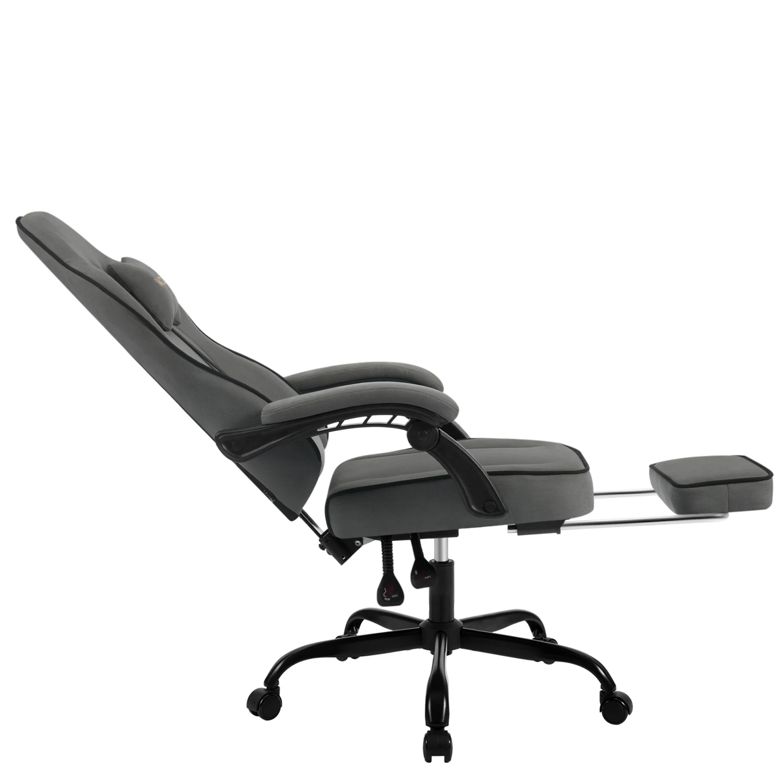 WOLTU Ergonomic Office Computer Chair Swivel Gamer Chair Gaming Chair with Lumbar Cushion Pillow Footrest