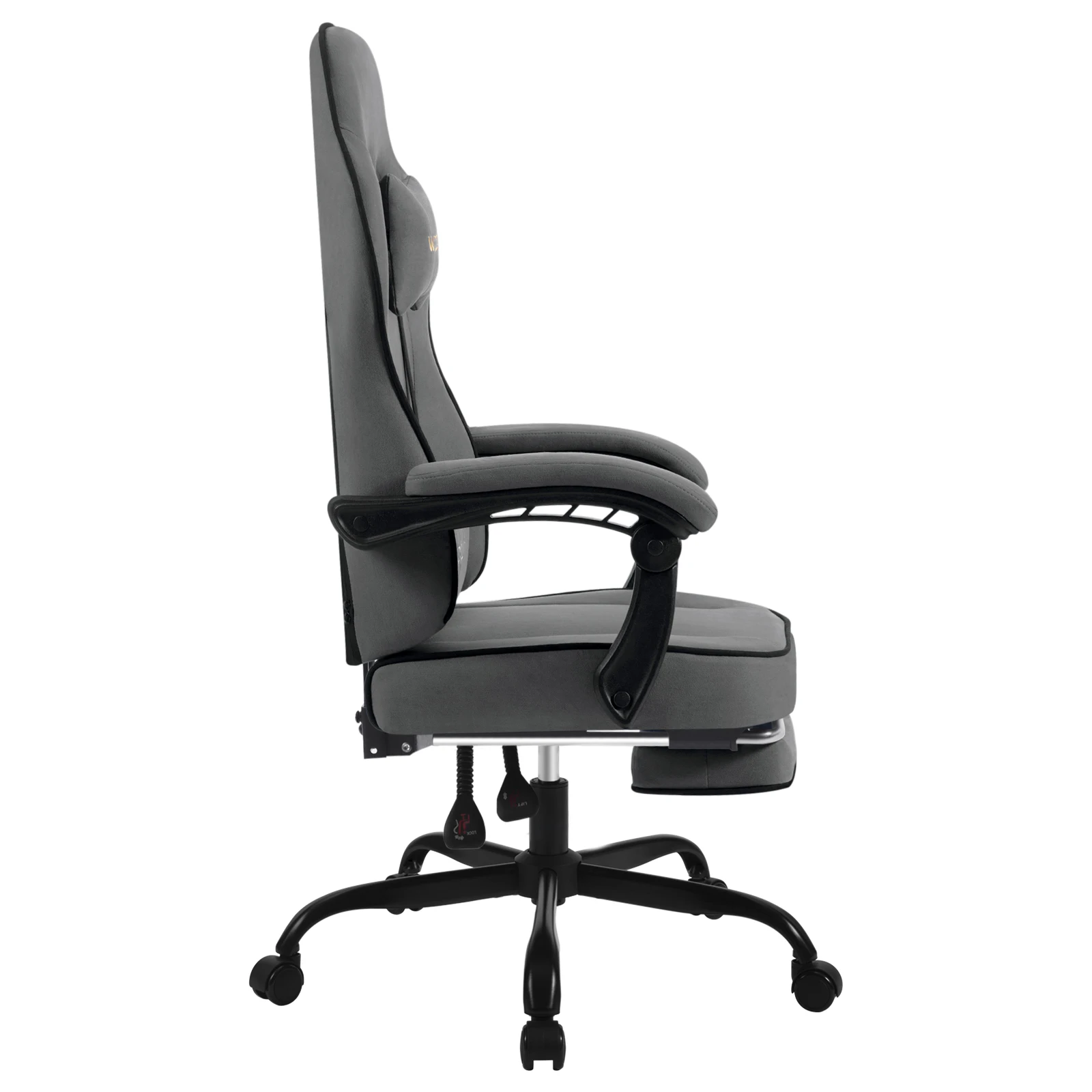 WOLTU Ergonomic Office Computer Chair Swivel Gamer Chair Gaming Chair with Lumbar Cushion Pillow Footrest