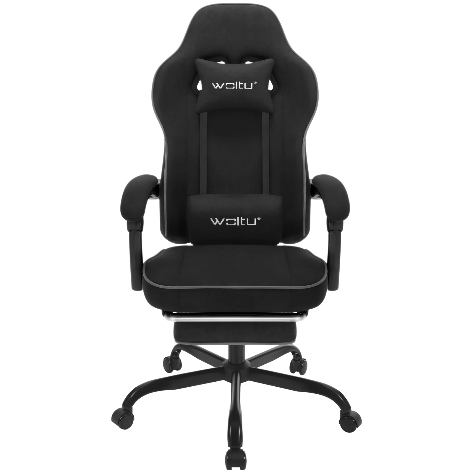 WOLTU Ergonomic Office Computer Chair Swivel Gamer Chair Gaming Chair with Lumbar Cushion Pillow Footrest
