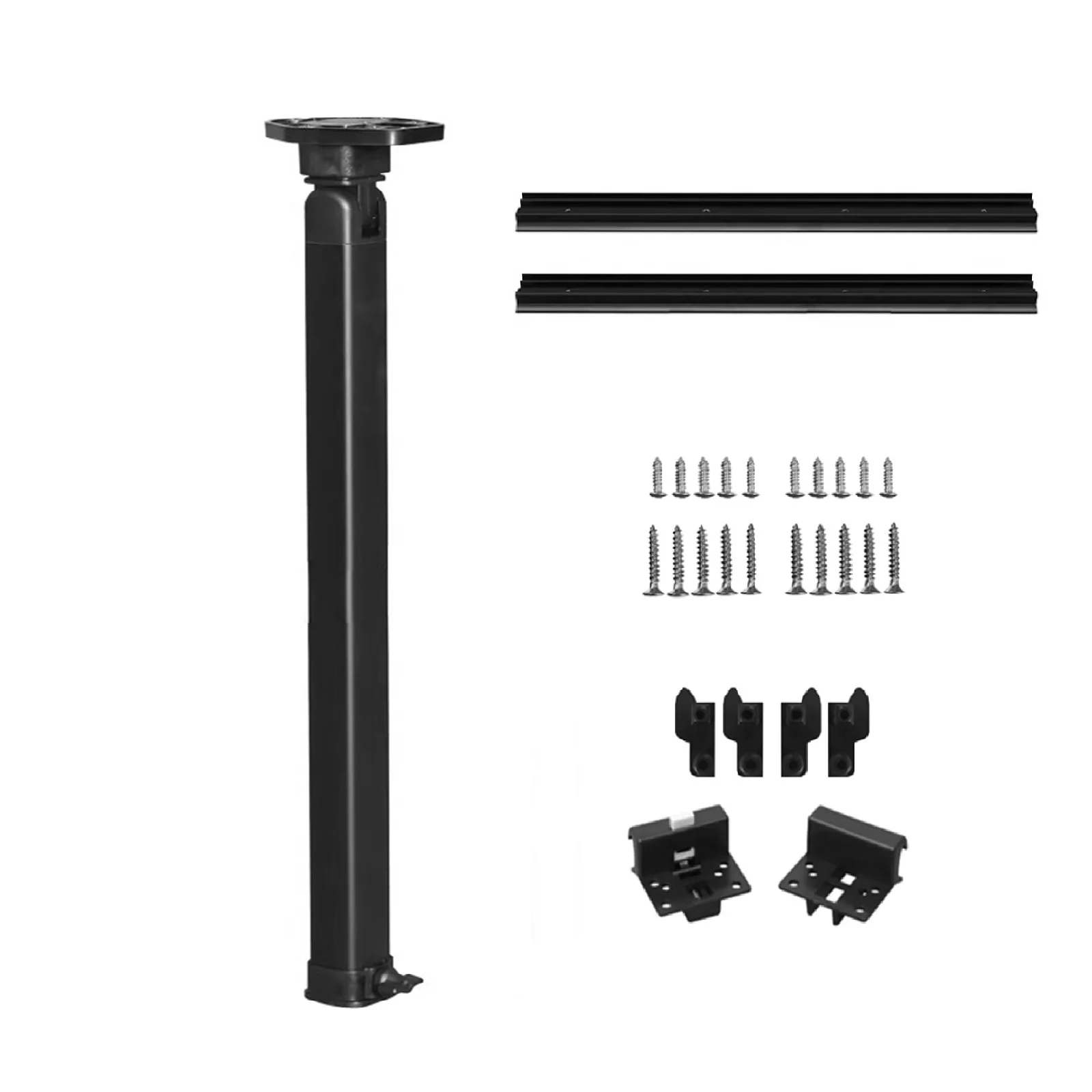 Folding RV Table Legs Adjustable 21-36 Inch Telescopic Aluminum Stand for Camper Caravan Motorhome Boat Furniture Hardware Parts