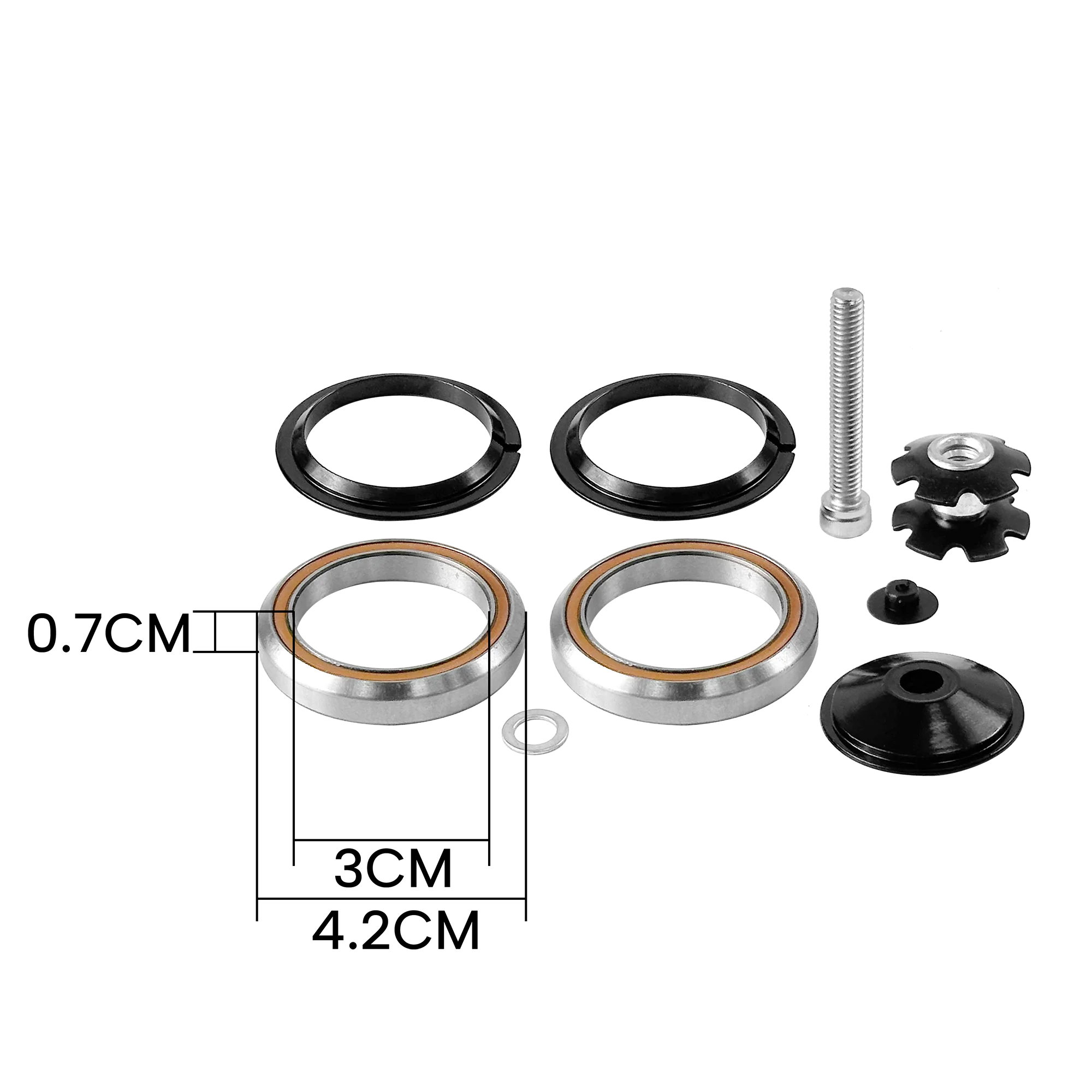 1 Set Front Fork Bearing Kit Parts For iScooter iX7 Pro Smartgyro Crossover Dual Max Electric Scooter Fork Bearings Balls Parts