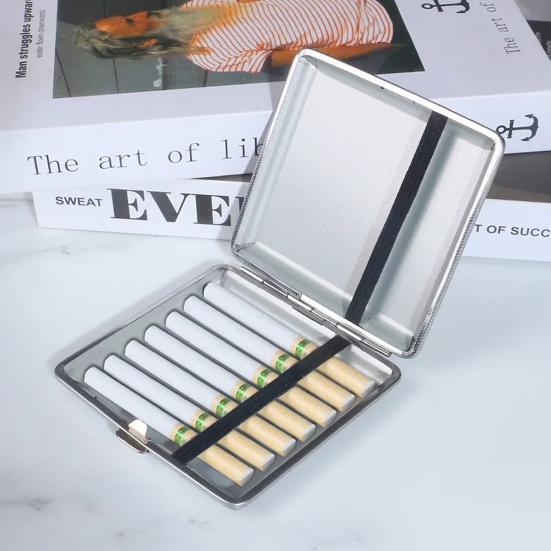 Diamond-encrusted women's Cigarette Case Hidden Button press-jumper personalised Flash Diamond Cigarette Case