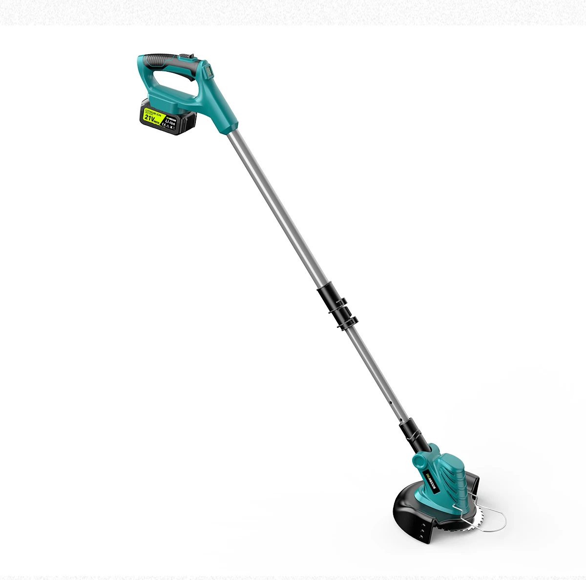 Gisam 8 Inch Brushless Electric Lawn Mower Cordless Grass Trimmer Adjustable Garden Cutter Power Tool For Makita 18V Battery Pin