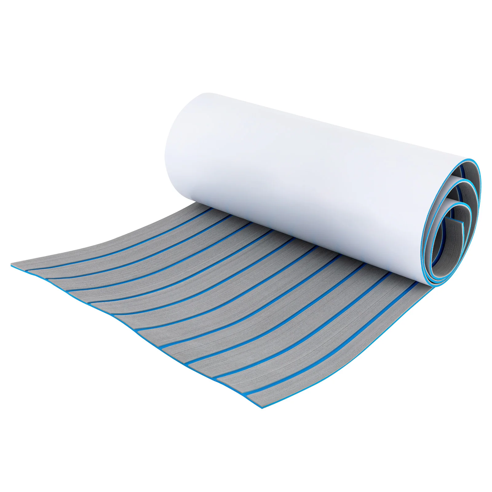 Eva Boat Flooring Foam Self-Adhesive Marine Non-Slip Mat Eva Foam Decking Sheet for Boat Decks, Yachts Flooring Stairs, 240*60cm