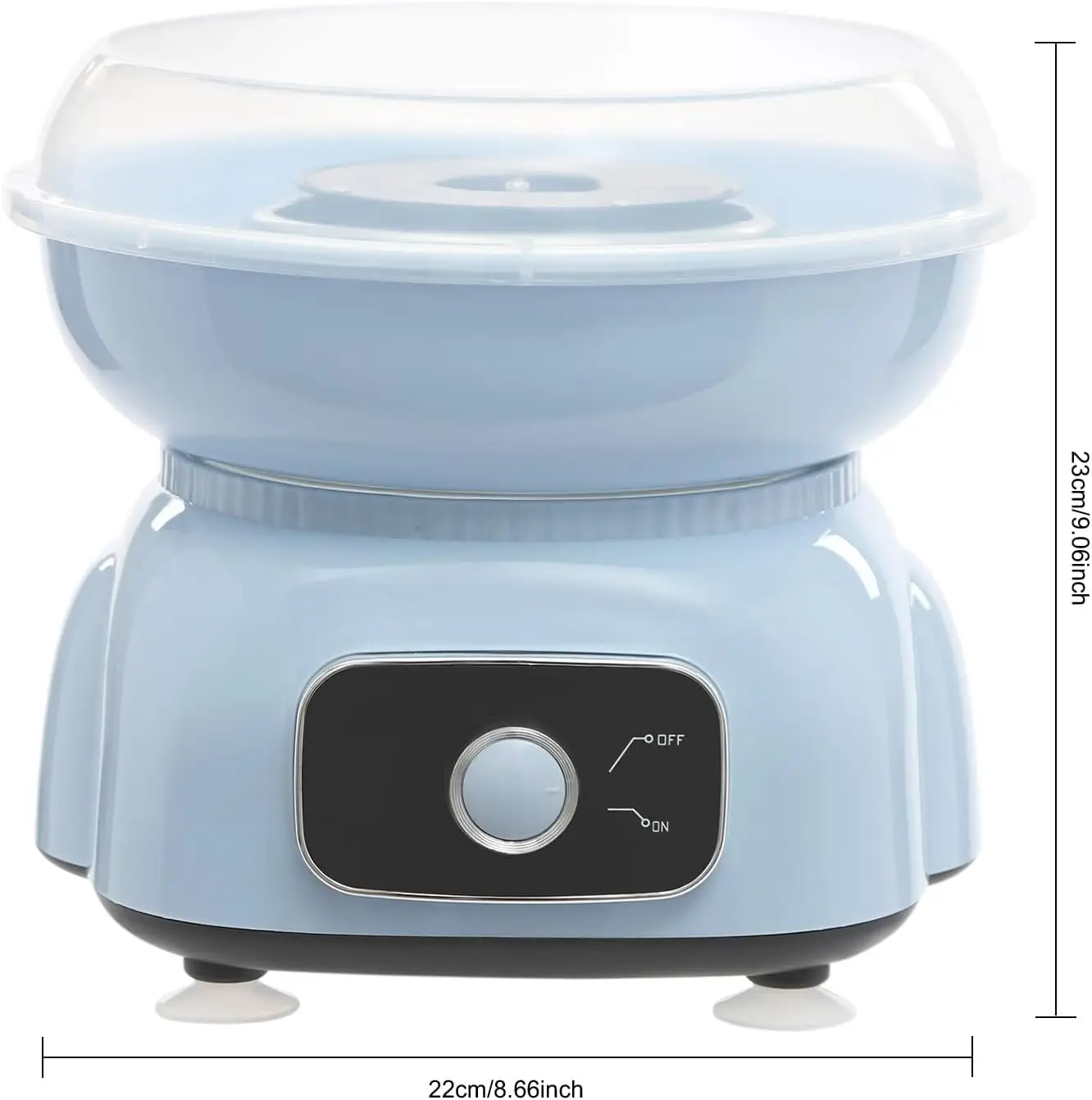 NEWEST Cotton Candy Machine Set, 500W Cotton Candy Machine with Plastic Stick Spoon and 10 Bamboo Sticks,1850RPM Sugar