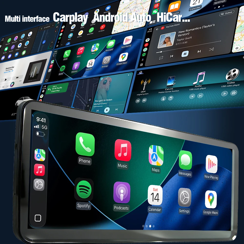 AUTOTOP 10.25" Linux Screen CarPlay Android Auto Multimedia Player For Mercedes Benz GLK Class X204 GLK300 GLK350 GLK250 BT WiFi