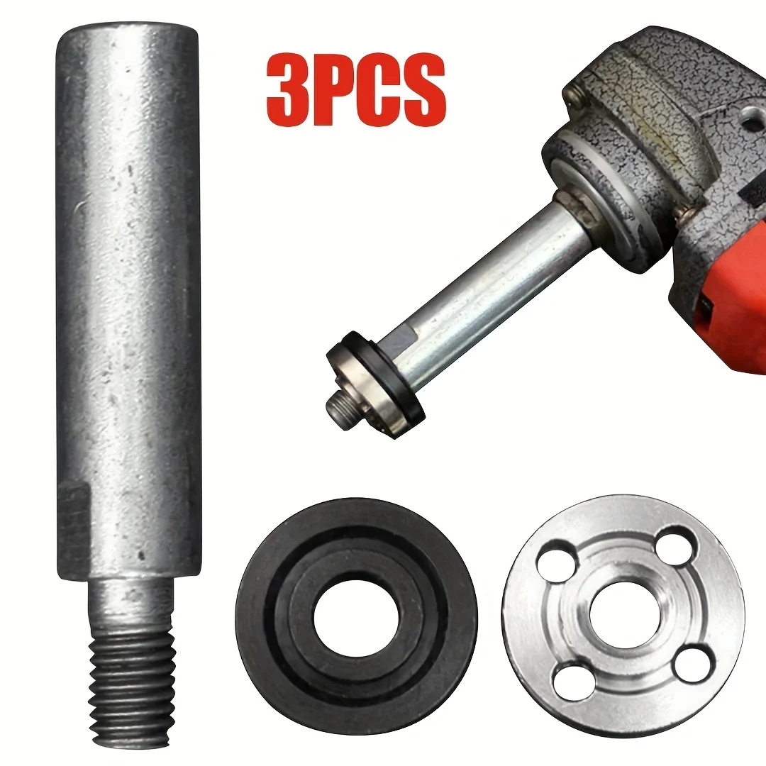 3pcs/Set M10 Angle Grinder Extension Connecting Rod Adapter Rod 65mm