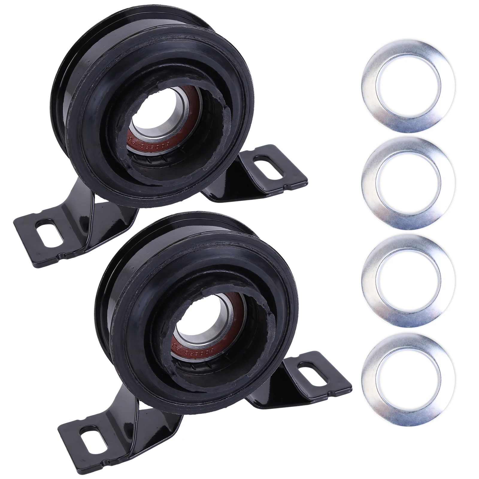 2Pcs for LandRover FreelanderLN Rear Driveshaft Center Support Bearing Mounts Replaces ADJ138001 TOQ000040