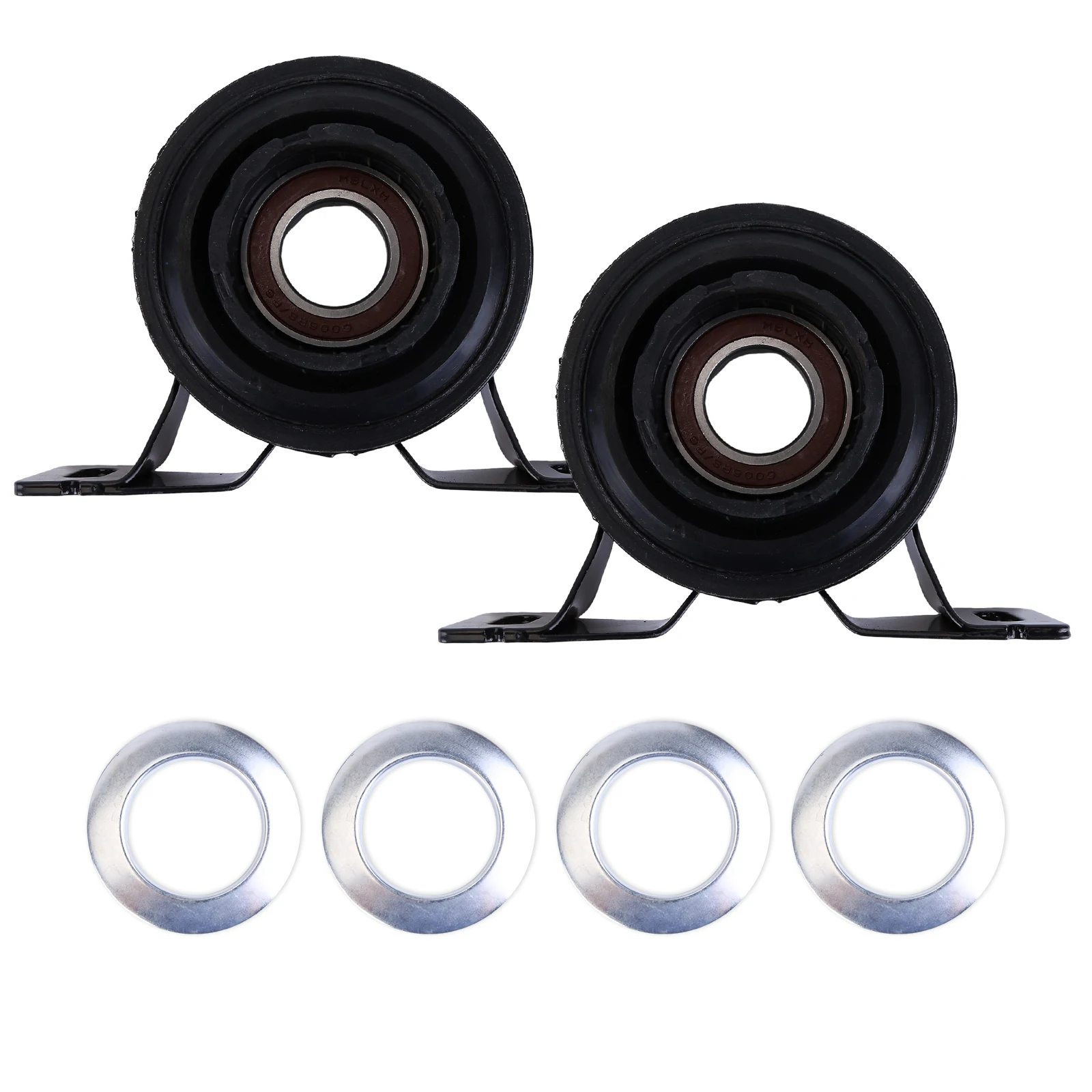 2Pcs for LandRover FreelanderLN Rear Driveshaft Center Support Bearing Mounts Replaces ADJ138001 TOQ000040
