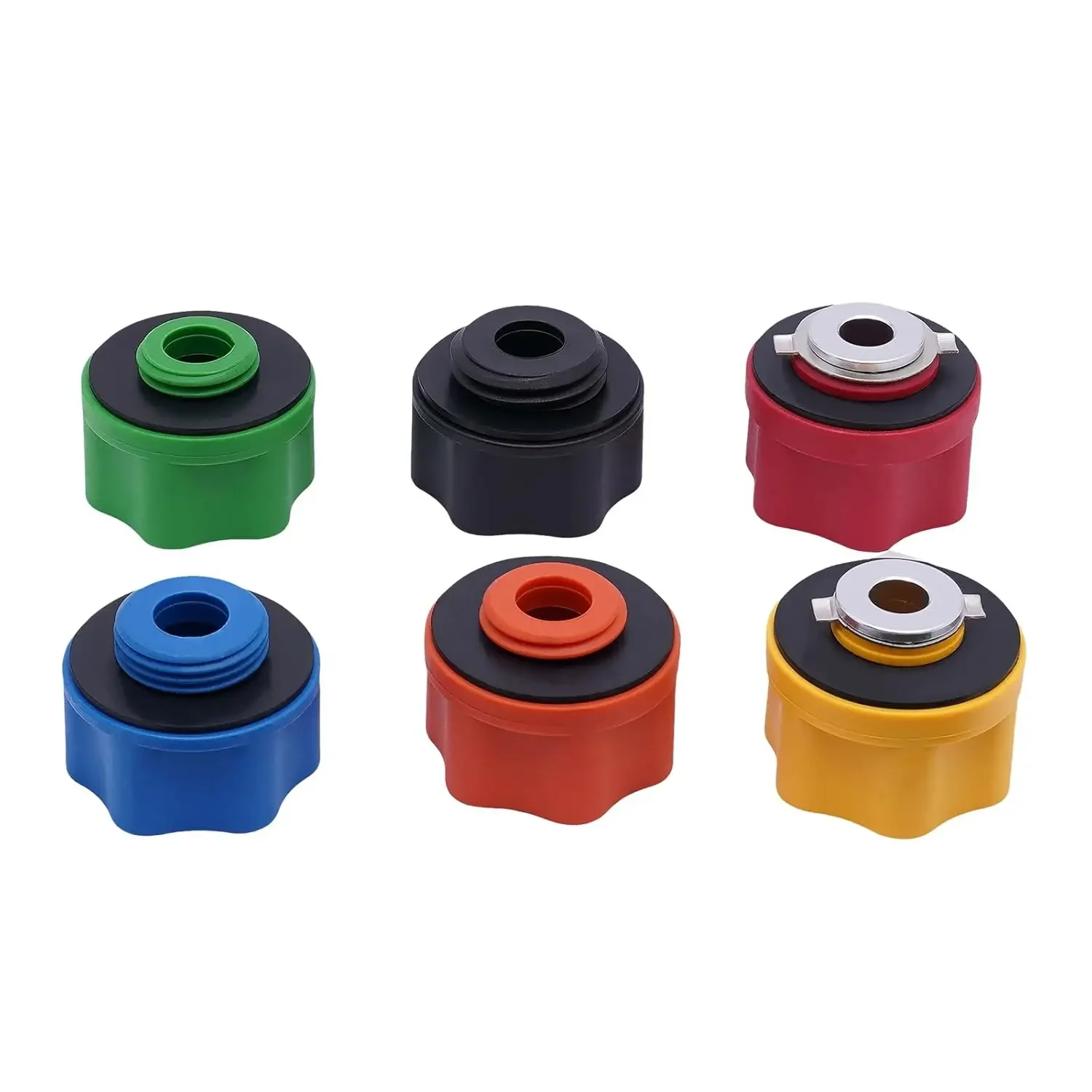 Oil Filling Funnel Set, 0.5Gal Filling Funnel Adapter Angle Funnel Aid Adapter Set W/ 6 Adapters for Audi, BMW, Dodge, Honda