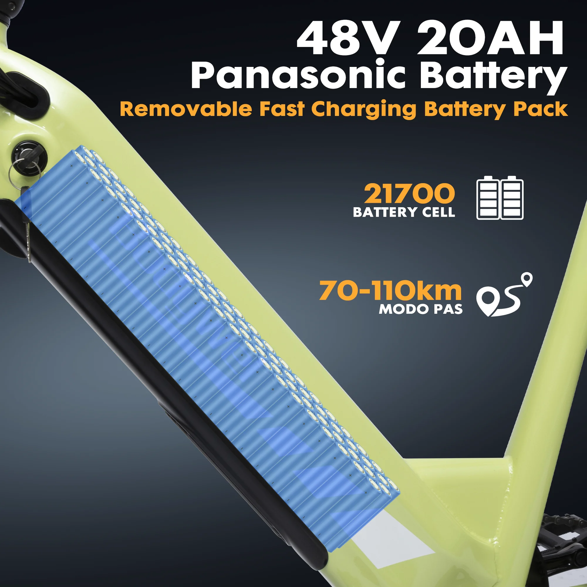 Bodywel F20 Pro Electric Bike for Adults 48V20AH Battery 20 Inch Tires Snowmobile Style E-Bicycle