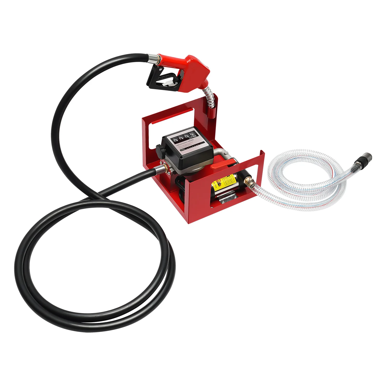12V/230V Diesel Pump Fuel Oil Transfer Pump Automatic Pistol 200W/550W 45L/50L/60L/min Electric Self-priming Oil Pump Kit NEW