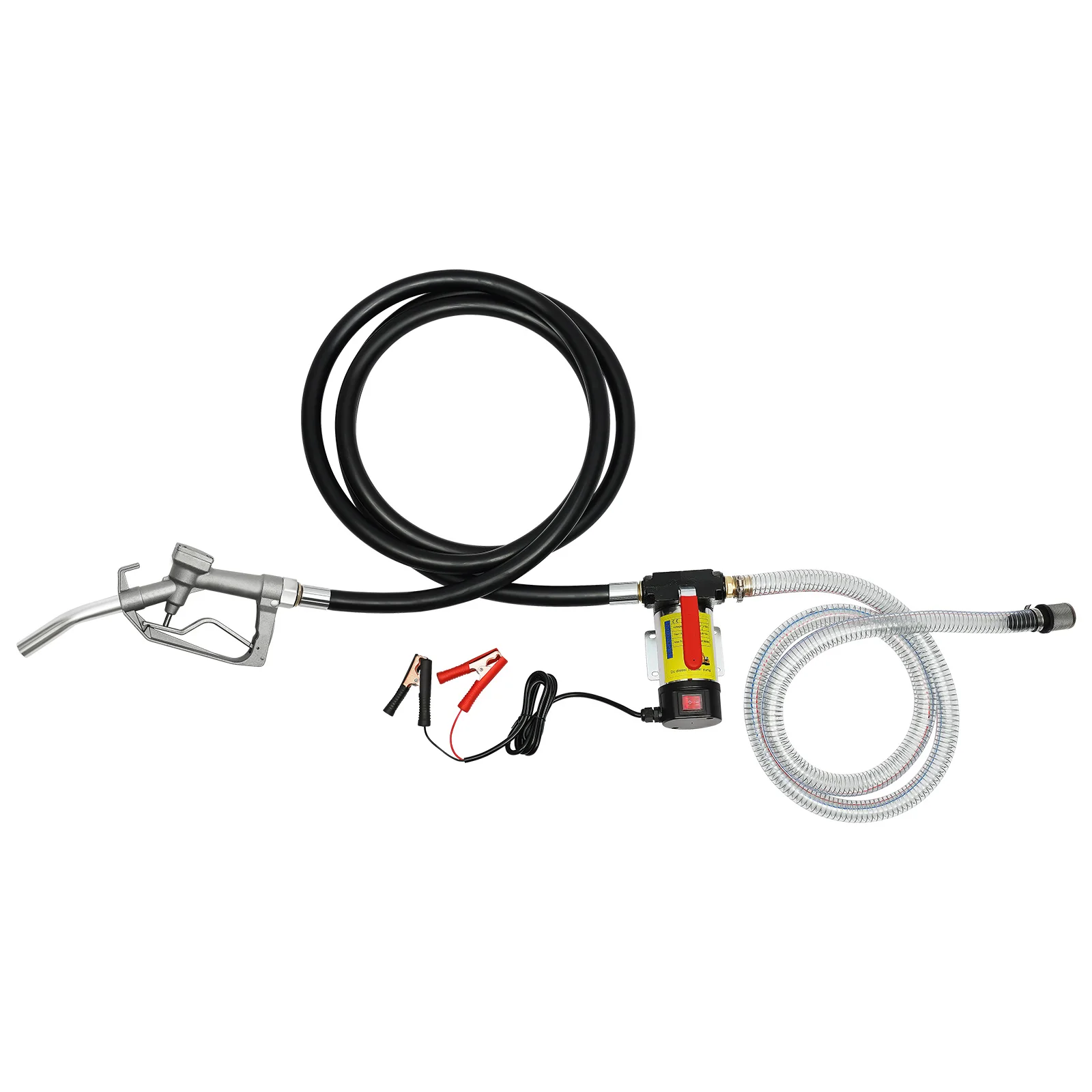 12V/230V Diesel Pump Fuel Oil Transfer Pump Automatic Pistol 200W/550W 45L/50L/60L/min Electric Self-priming Oil Pump Kit NEW