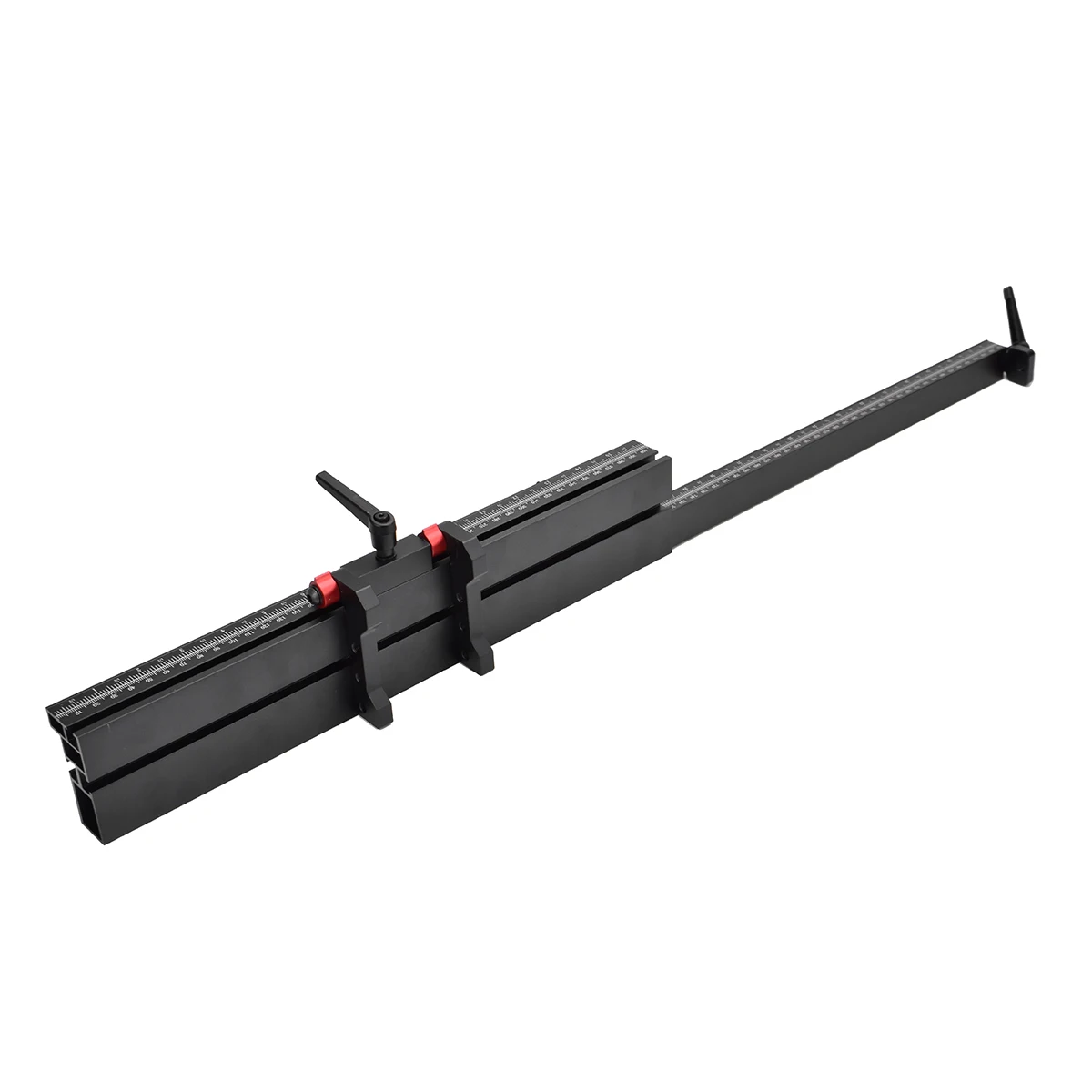 ENJOYWOOD 400 to 765mm Woodworking Fence Miter Gauge With T Tracks Backer DIY Table Saw Router Box Joint Jig Woodworking Tool