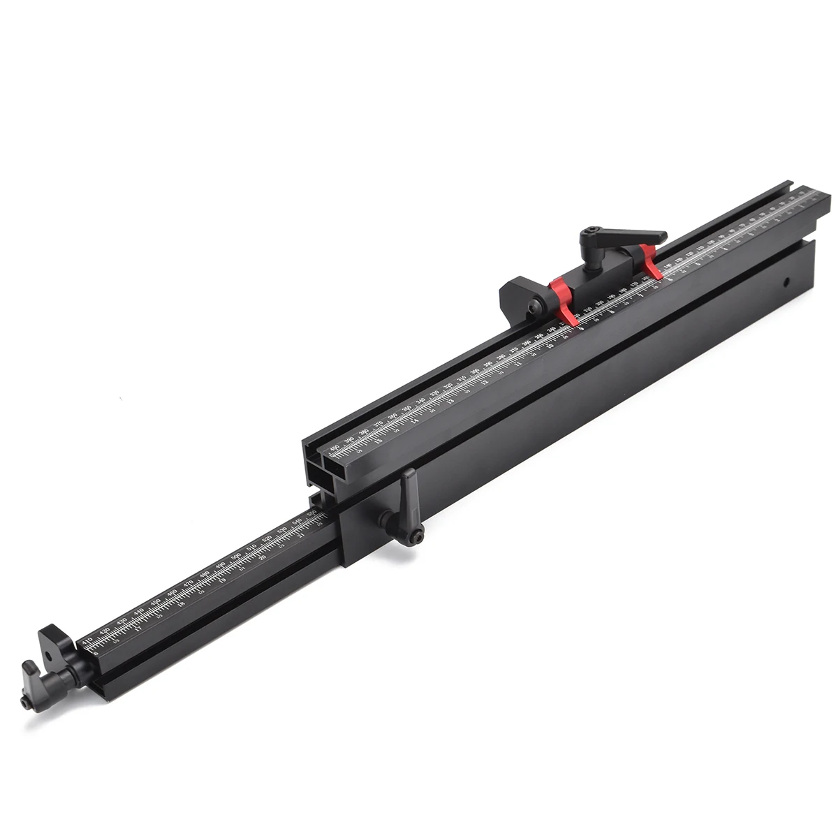 ENJOYWOOD 400 to 765mm Woodworking Fence Miter Gauge With T Tracks Backer DIY Table Saw Router Box Joint Jig Woodworking Tool