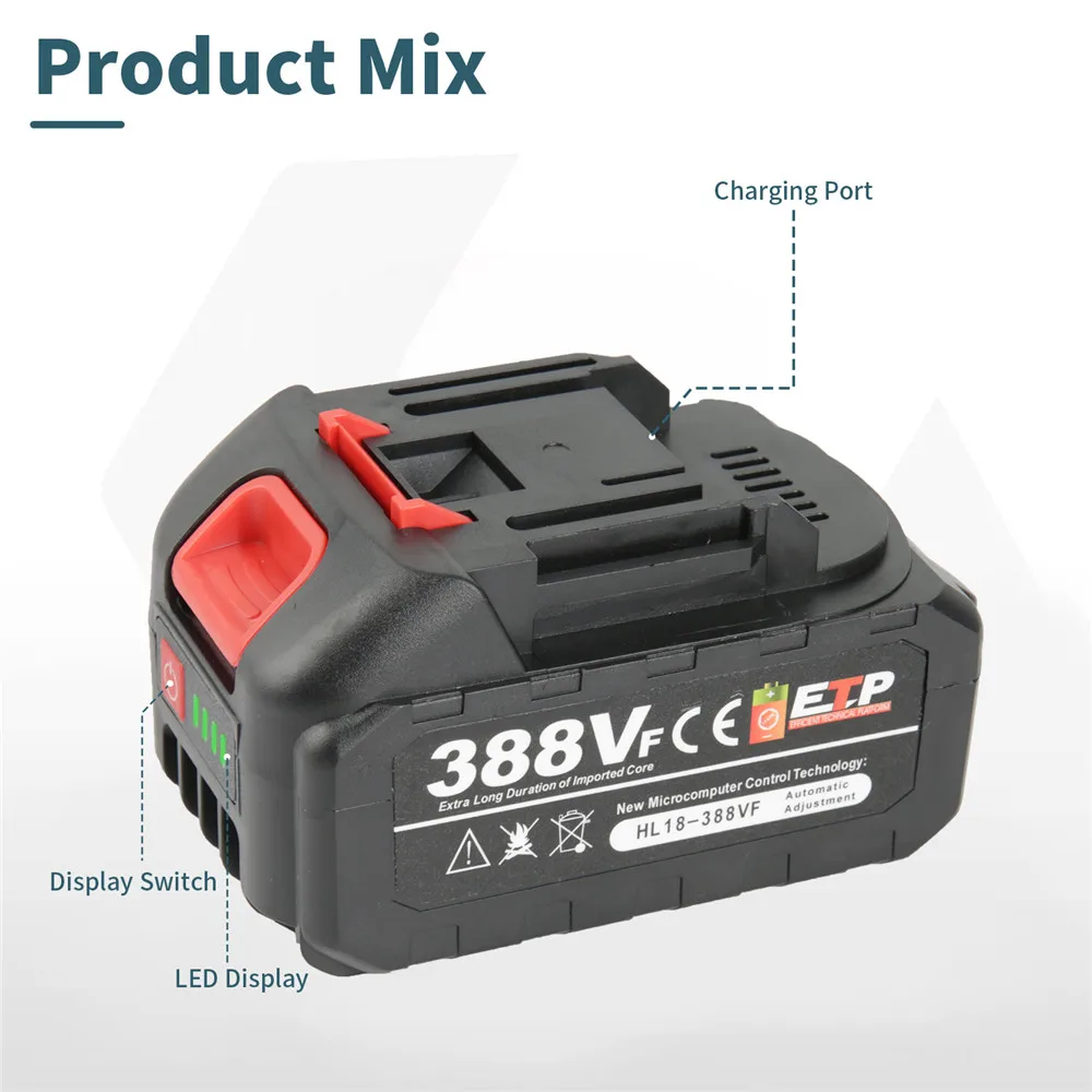 200Bar Brushless Electric High Pressure Washer Water Gun 6IN1 Cordless Car Washer Cleaning Garden For Makita 18V Battery
