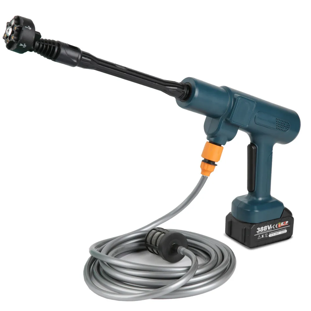200Bar Brushless Electric High Pressure Washer Water Gun 6IN1 Cordless Car Washer Cleaning Garden For Makita 18V Battery