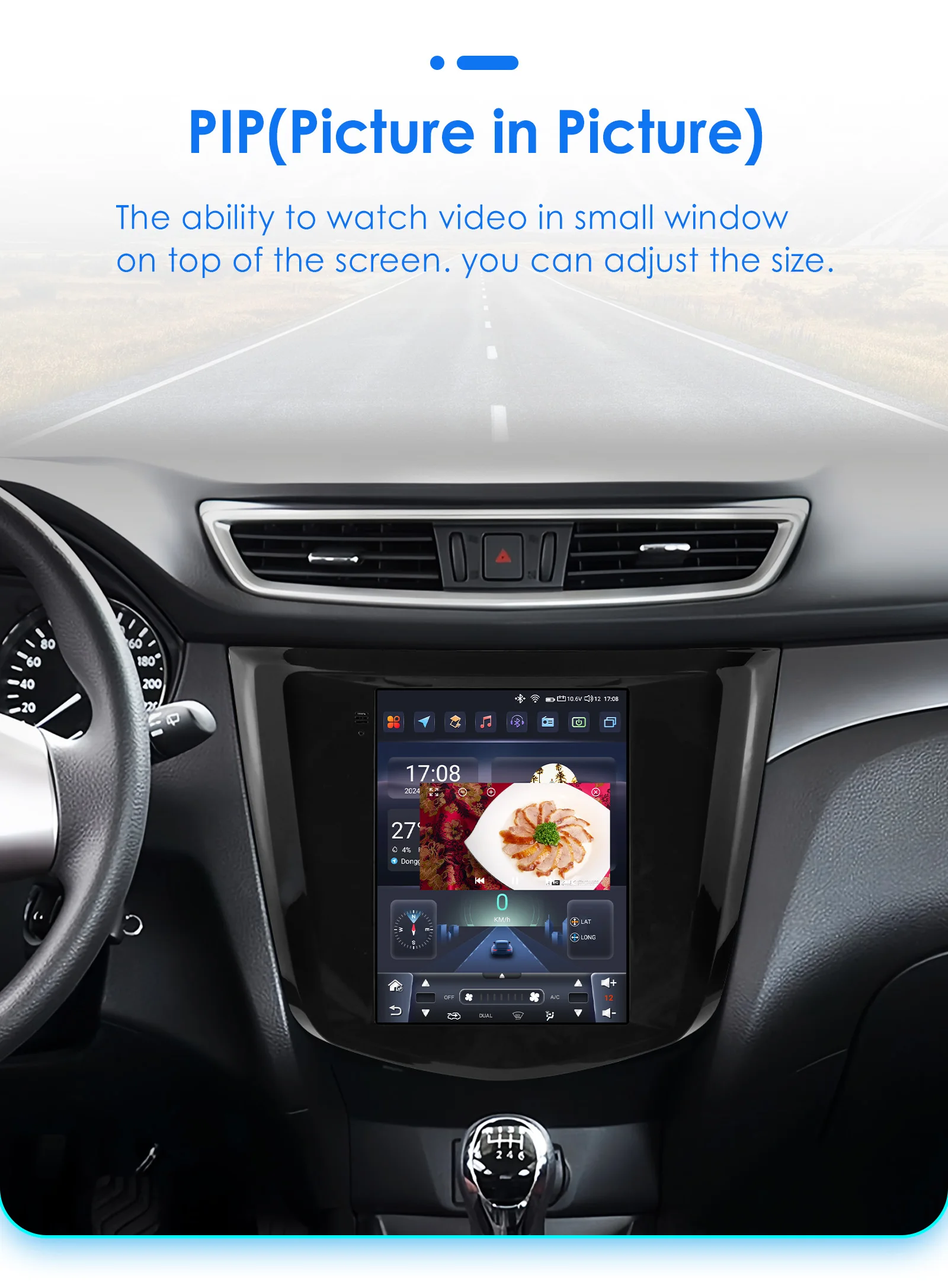 9.7inch 2DIN Android 13 Car Radio for Nissan Qashqai J11/X-Trail 3 T32 2013-2017 Multimedia Stereo Wireless Carplay 360Camera