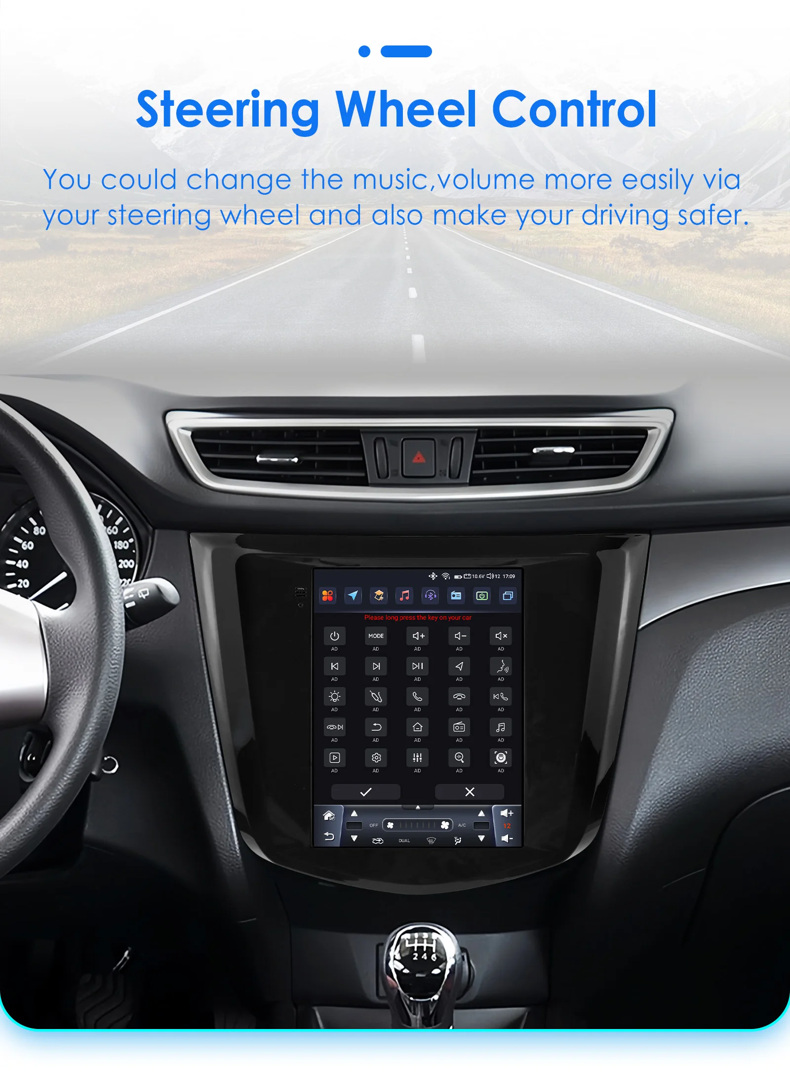 9.7inch 2DIN Android 13 Car Radio for Nissan Qashqai J11/X-Trail 3 T32 2013-2017 Multimedia Stereo Wireless Carplay 360Camera