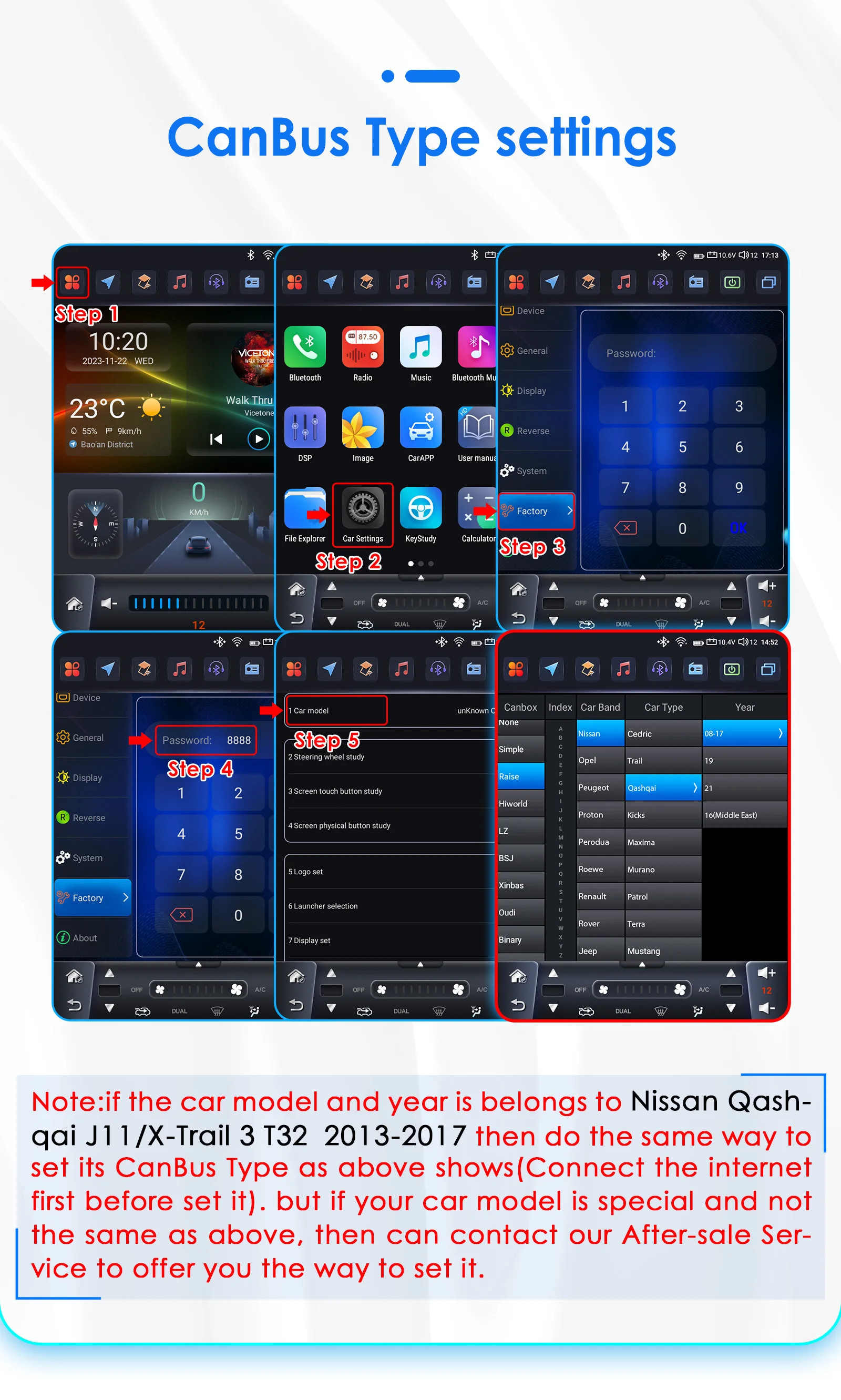 9.7inch 2DIN Android 13 Car Radio for Nissan Qashqai J11/X-Trail 3 T32 2013-2017 Multimedia Stereo Wireless Carplay 360Camera