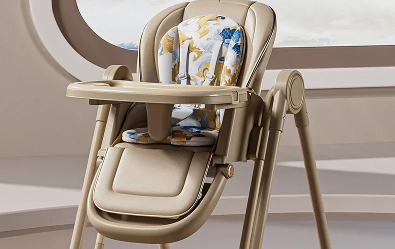 Lightweight Children's Dining Chair Multifunctional Baby Dining Chair with Adjustable Seat Height 2-in-1 Baby Rocking Swing