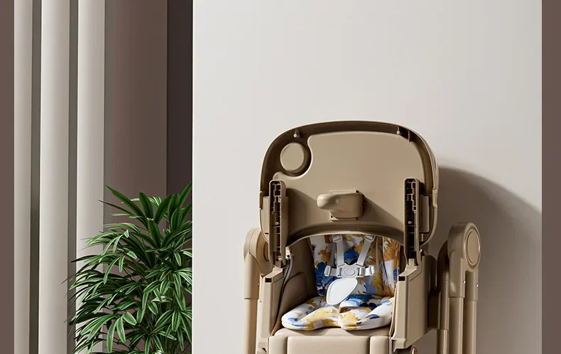 Lightweight Children's Dining Chair Multifunctional Baby Dining Chair with Adjustable Seat Height 2-in-1 Baby Rocking Swing