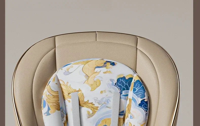 Lightweight Children's Dining Chair Multifunctional Baby Dining Chair with Adjustable Seat Height 2-in-1 Baby Rocking Swing