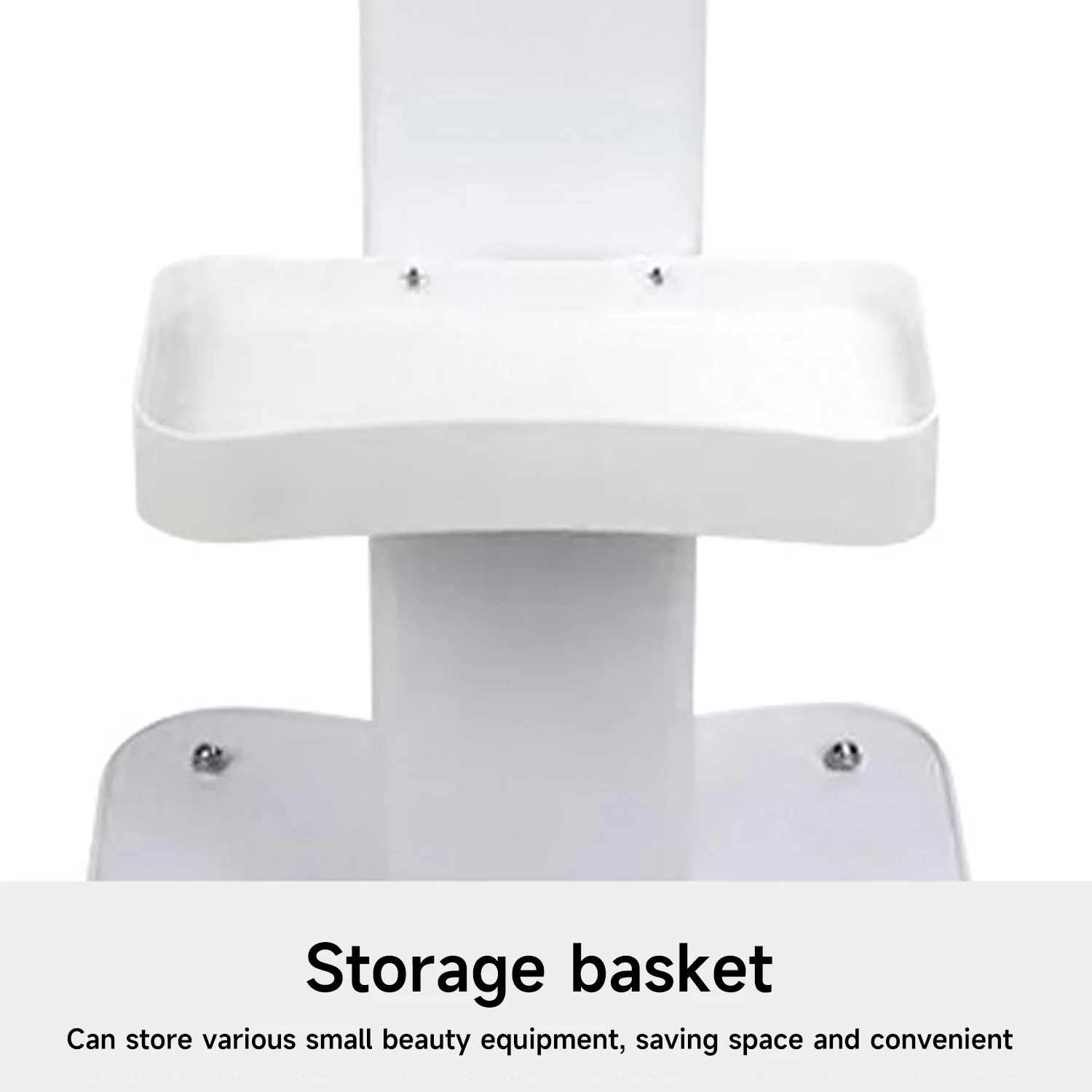 SPA Beauty Storage Beauty Salon Stand Rolling Trolley Cart Equipment Machine Holder Organizer 3 Tier Salon Table Wheel Holder