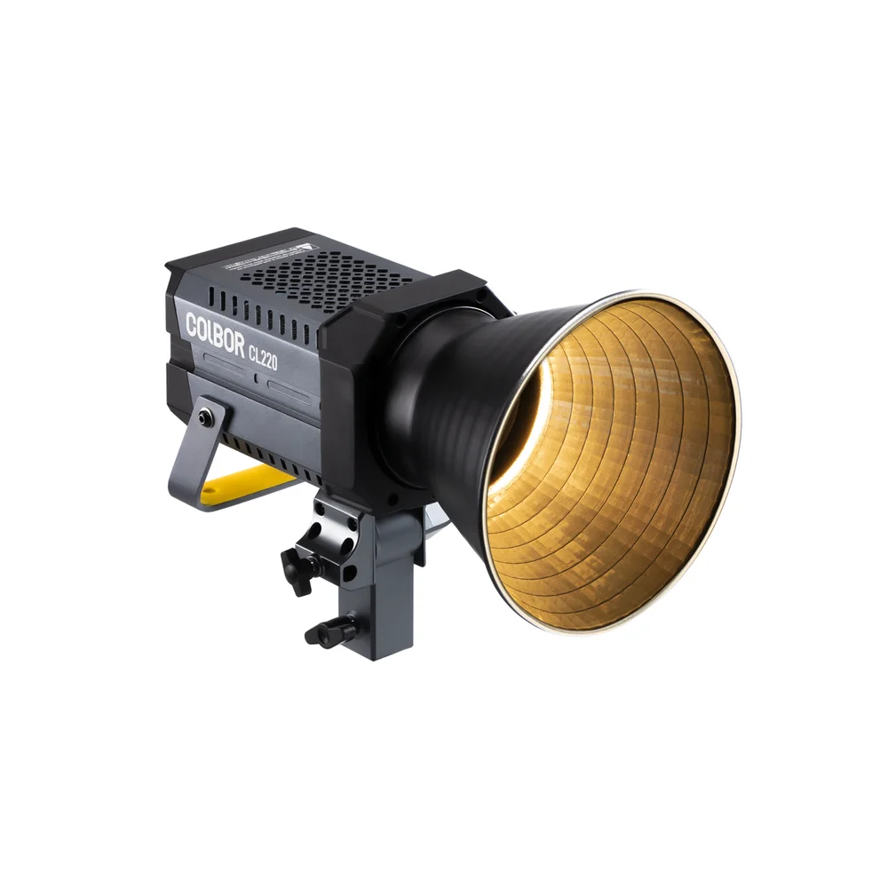 COLBOR CL220 220W 2700-6500K Bi-Color COB LED Video Light with Built-in Mesh Remote Networking Module for Photography Fill Lamp