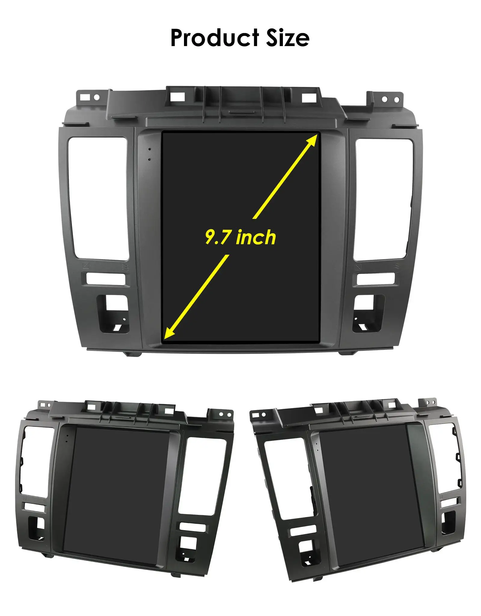 Hizpo For Tesla Style Carplay Car Radio for Nissan Tiida C11 2004-2013 2Din Multimedia Player GPS Navigation 9.7 Inch Android 13
