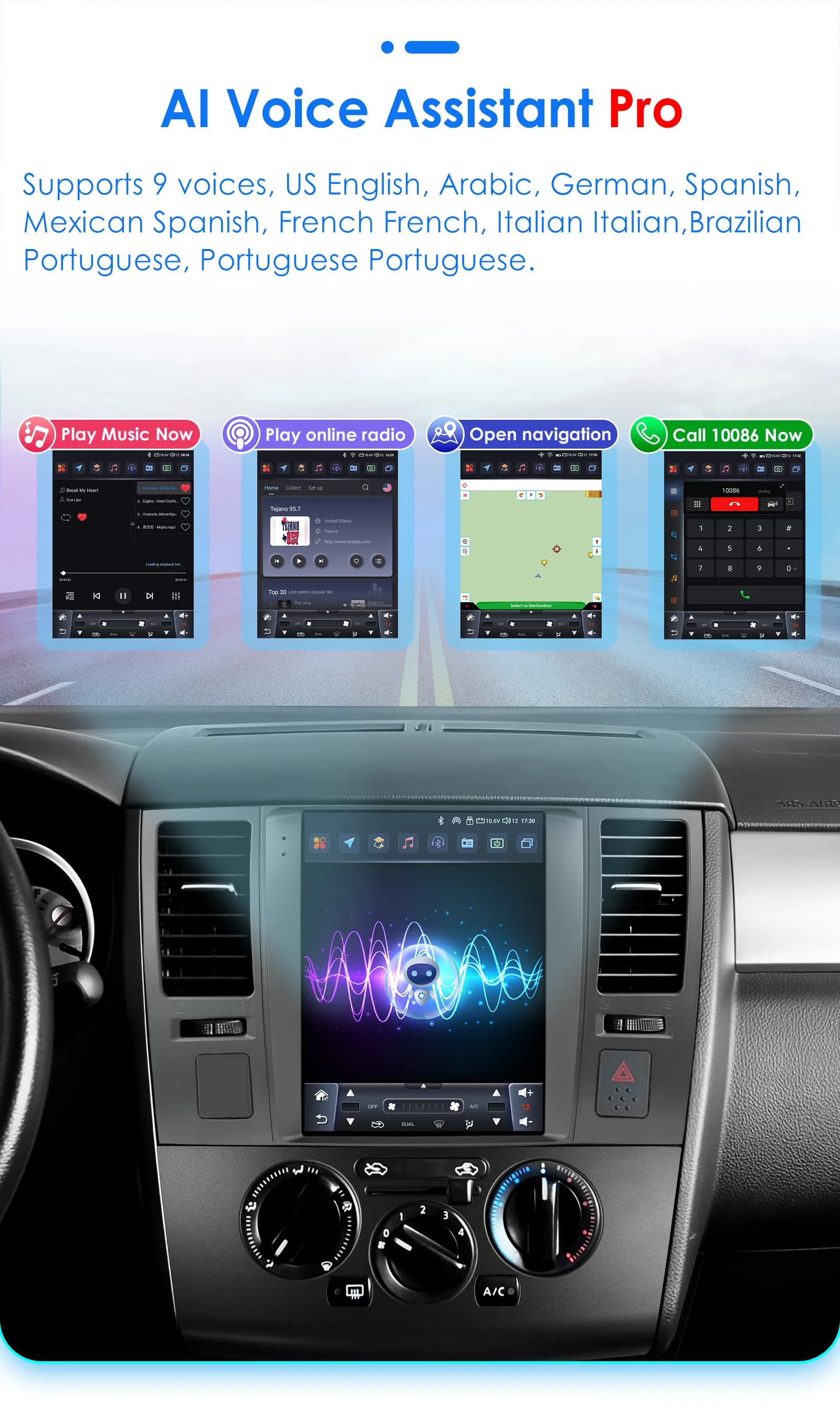 Hizpo For Tesla Style Carplay Car Radio for Nissan Tiida C11 2004-2013 2Din Multimedia Player GPS Navigation 9.7 Inch Android 13