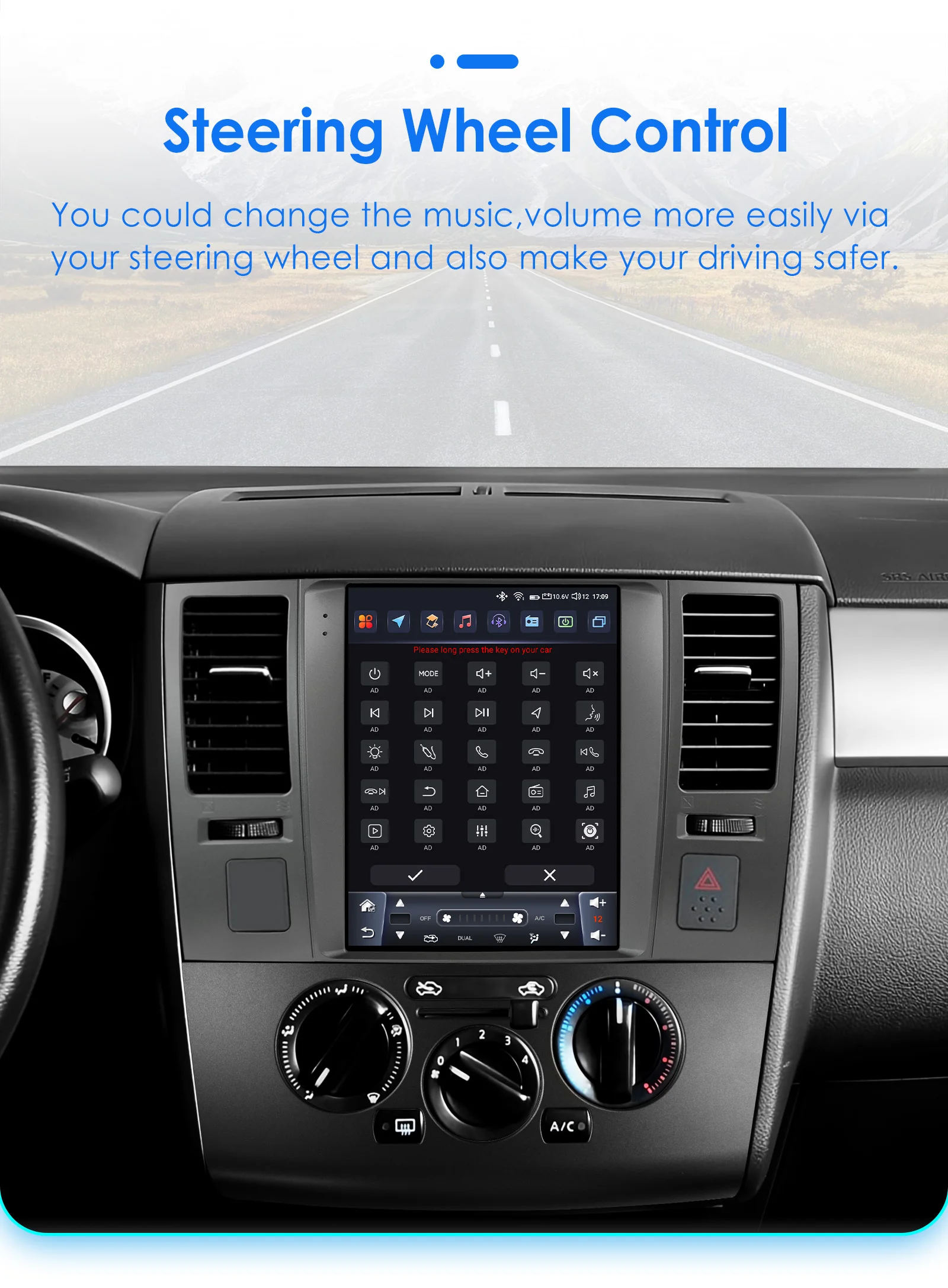 Hizpo For Tesla Style Carplay Car Radio for Nissan Tiida C11 2004-2013 2Din Multimedia Player GPS Navigation 9.7 Inch Android 13