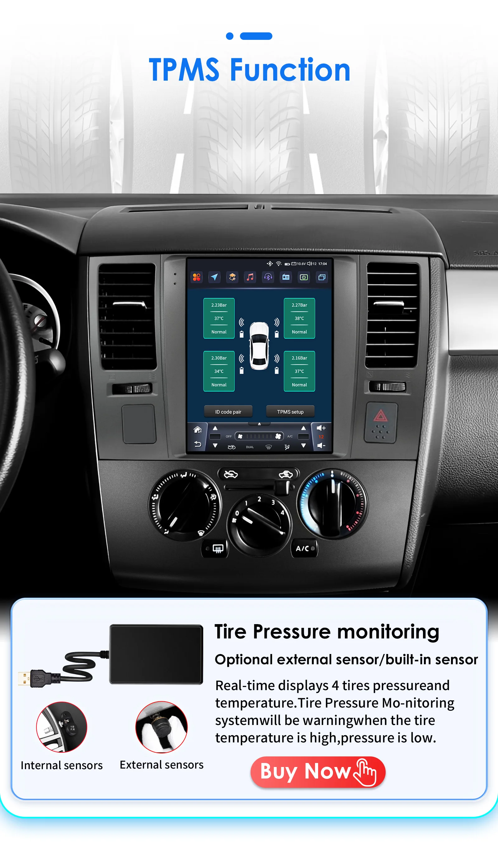Hizpo For Tesla Style Carplay Car Radio for Nissan Tiida C11 2004-2013 2Din Multimedia Player GPS Navigation 9.7 Inch Android 13