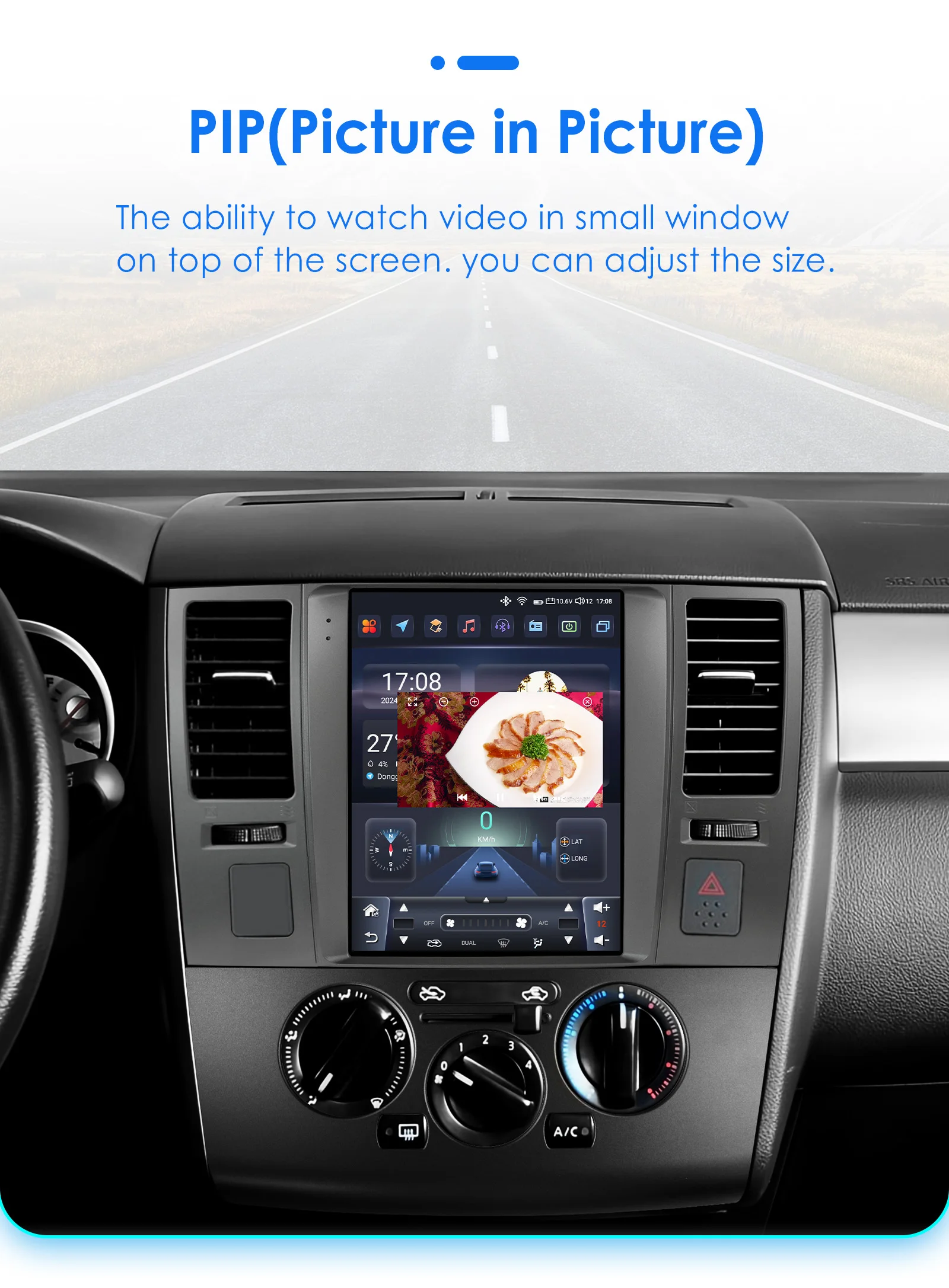 Hizpo For Tesla Style Carplay Car Radio for Nissan Tiida C11 2004-2013 2Din Multimedia Player GPS Navigation 9.7 Inch Android 13