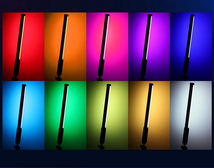 Ulanzi VL119 Colorful Led Stick Light Lamp Handheld RGB Tube Light Wand For Studio Game Room Video Movie Vlog Tiktok Photography
