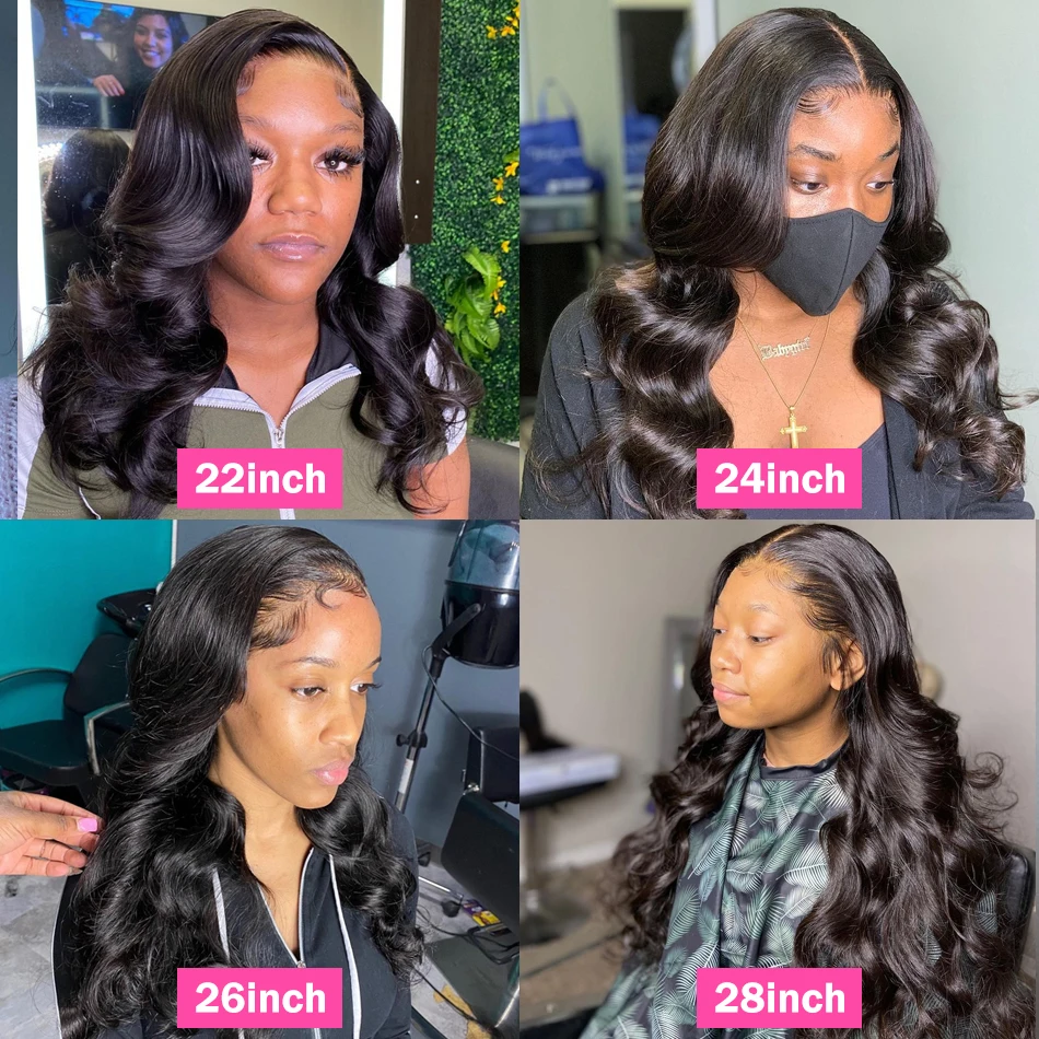 Body Wave Lace Closure With Hair Bundles 100% Human Hair Bundle With 2x6 4x4 5X5 Transparent Closure Remy Hair Weave Extensions